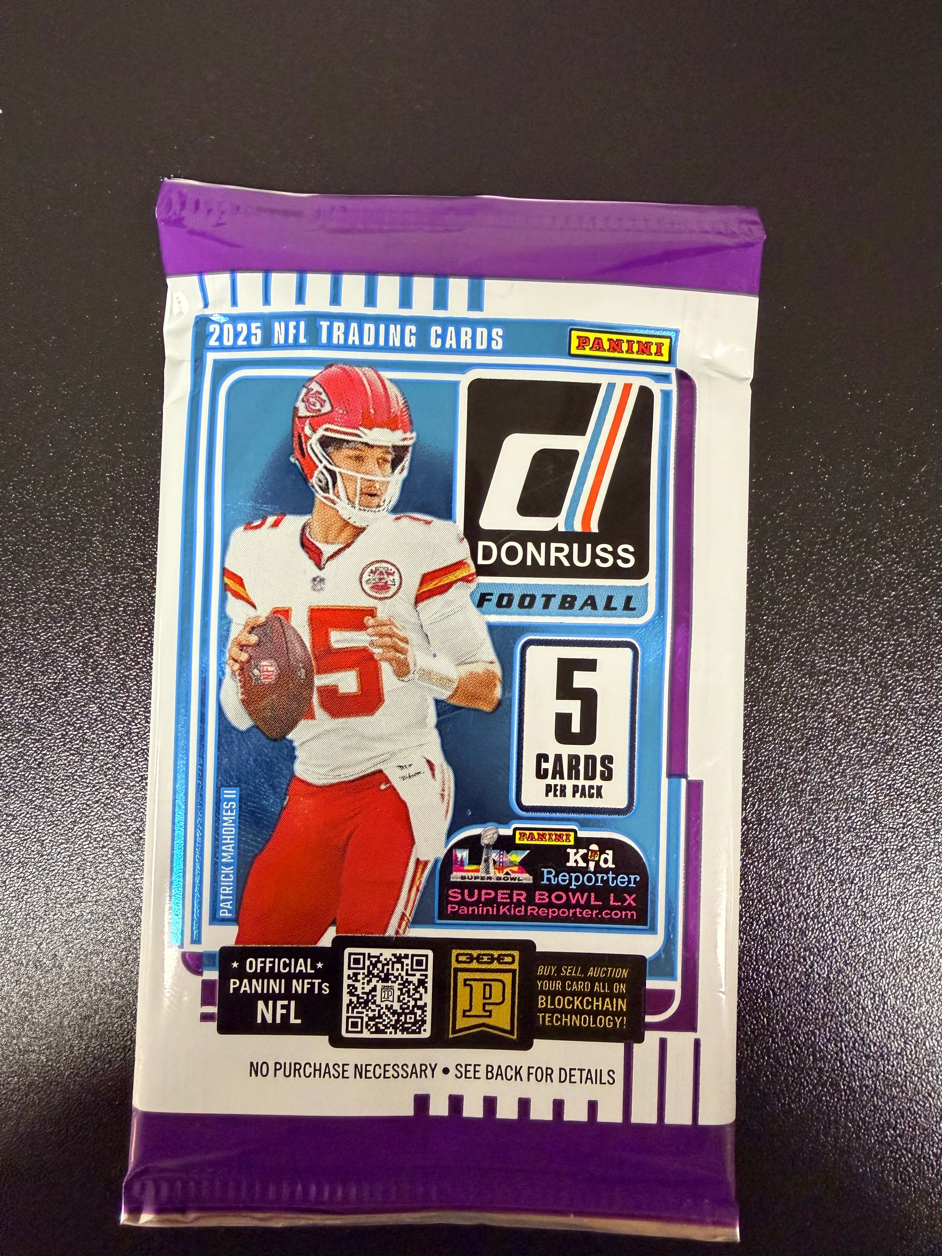 2025 Donruss NFL Sealed Pack