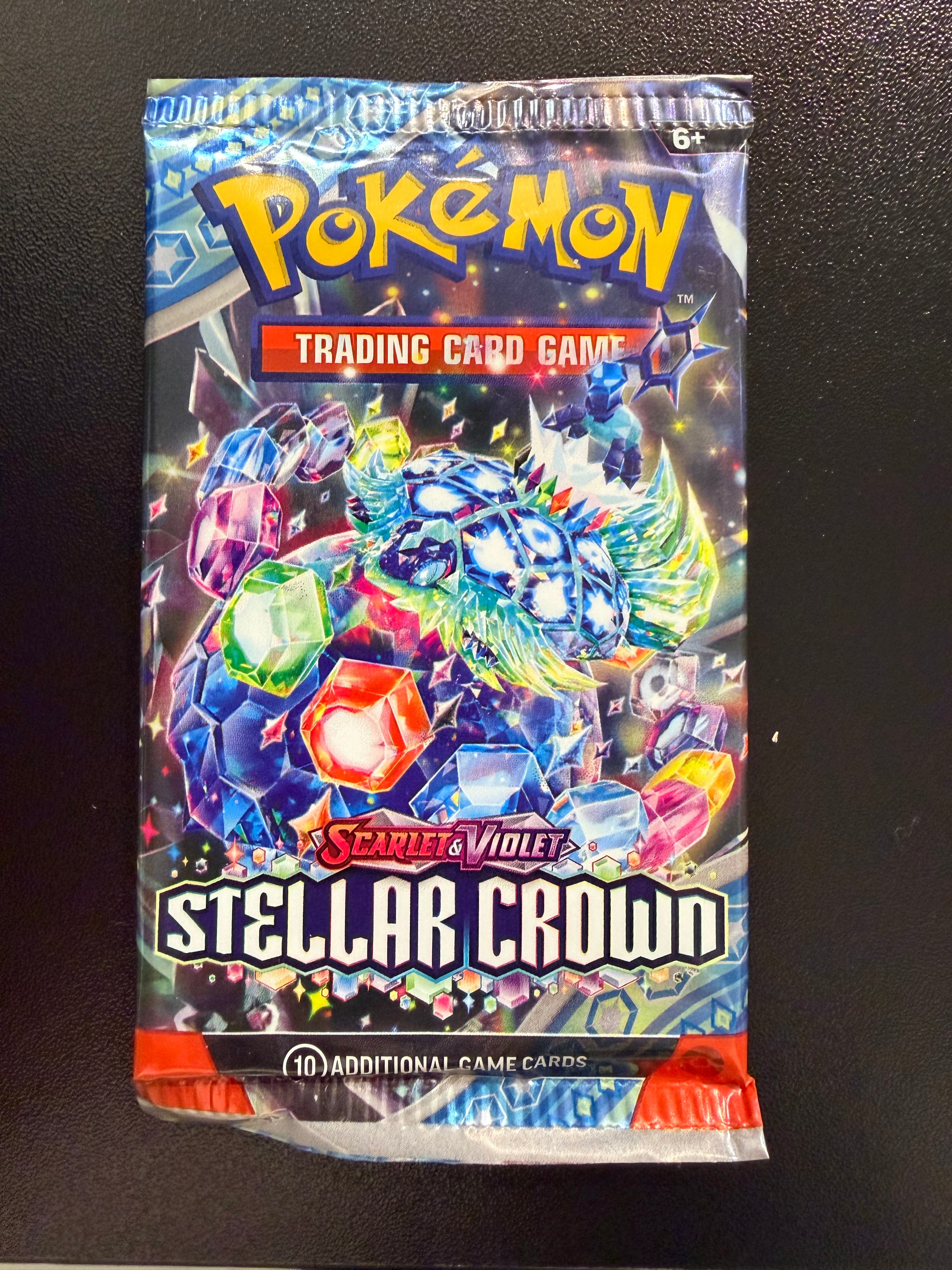 Pokémon TCG: Scarlet & Violet – Stellar Crown Booster Pack (10 Cards)
