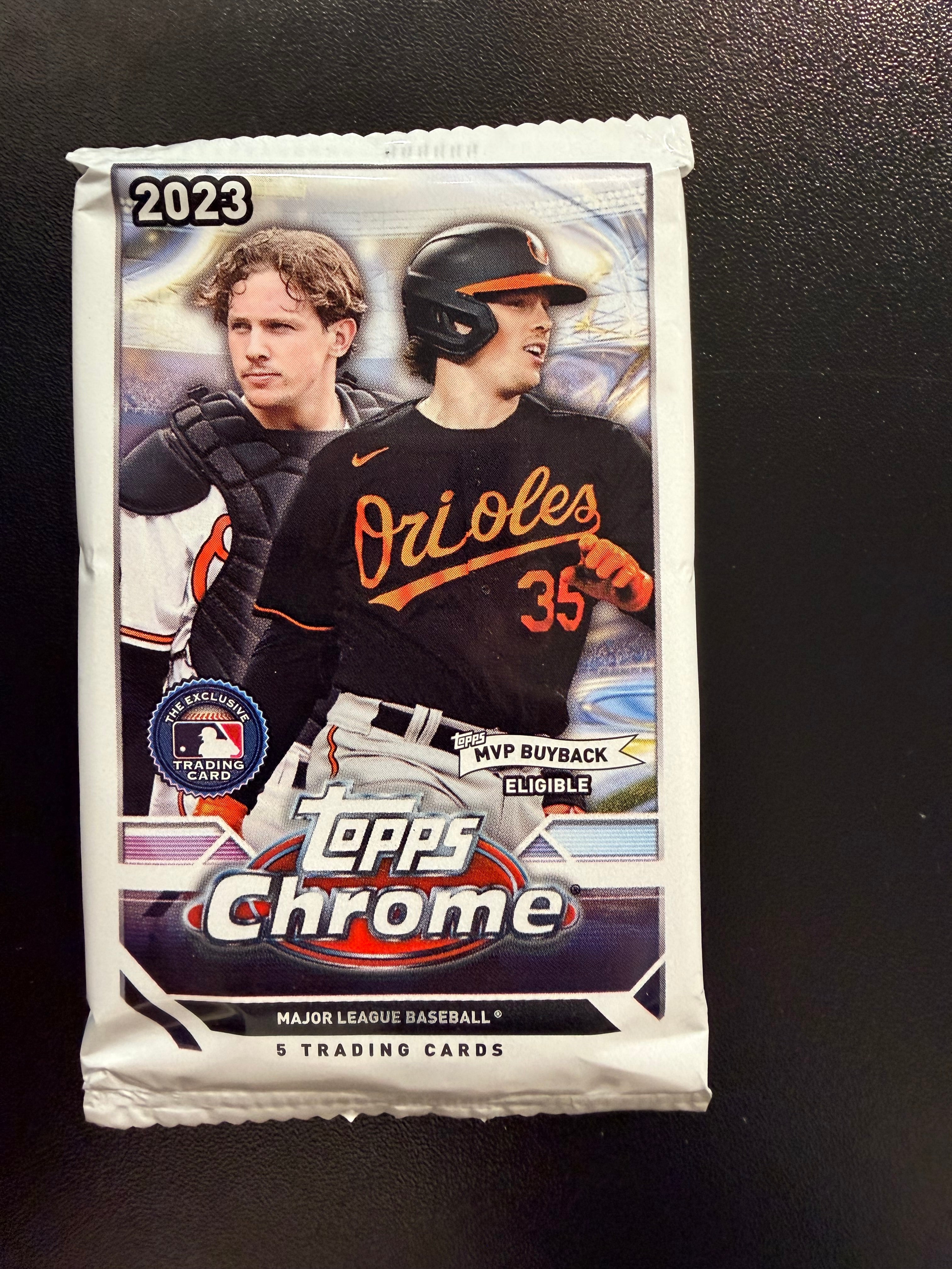 2023 Topps Chrome Baseball Value Pack (5 Cards) – MVP Buyback Eligible