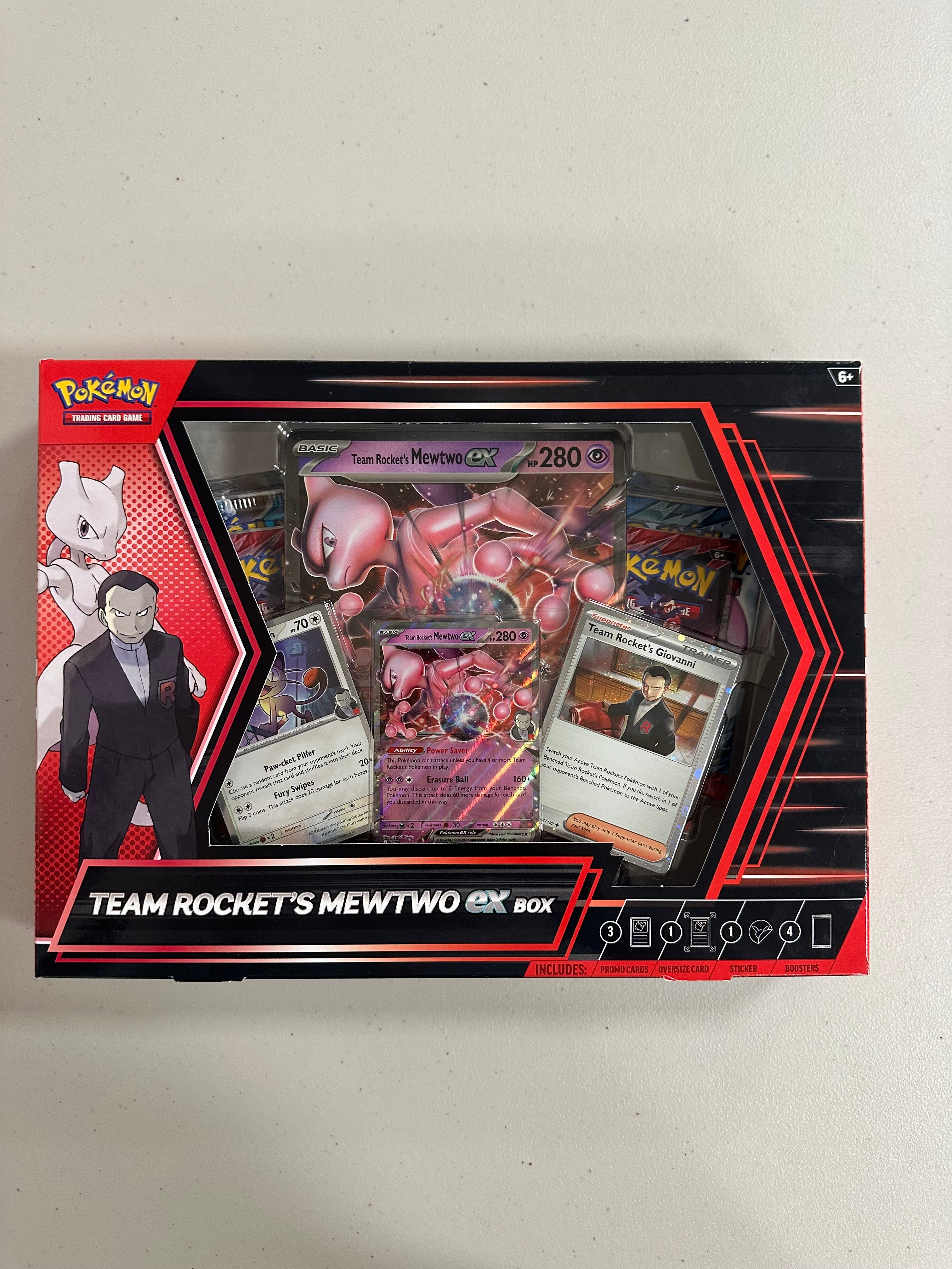 Team Rocket's Mewtwo ex Box