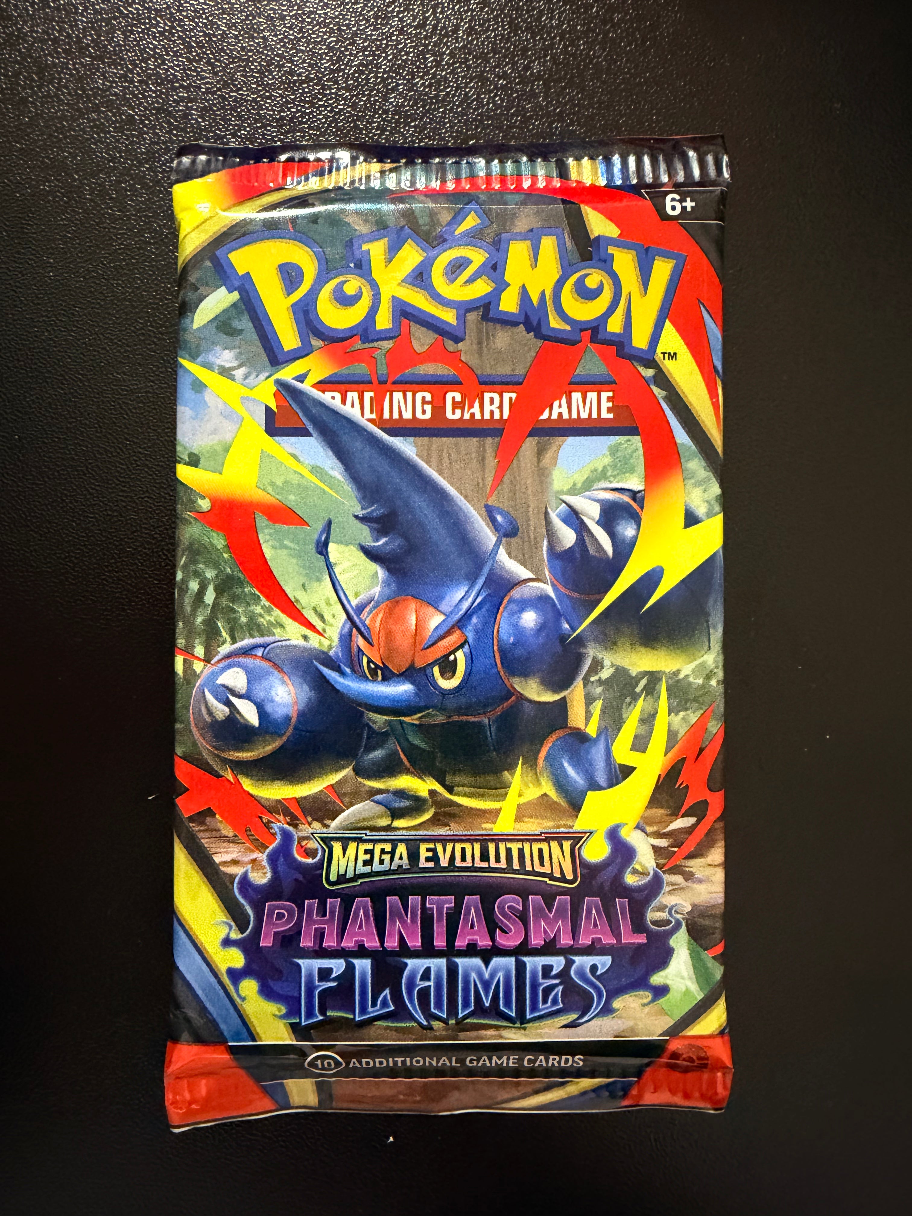 Pokemon Mega Evolutions Phantasmal Flames Booster Pack
