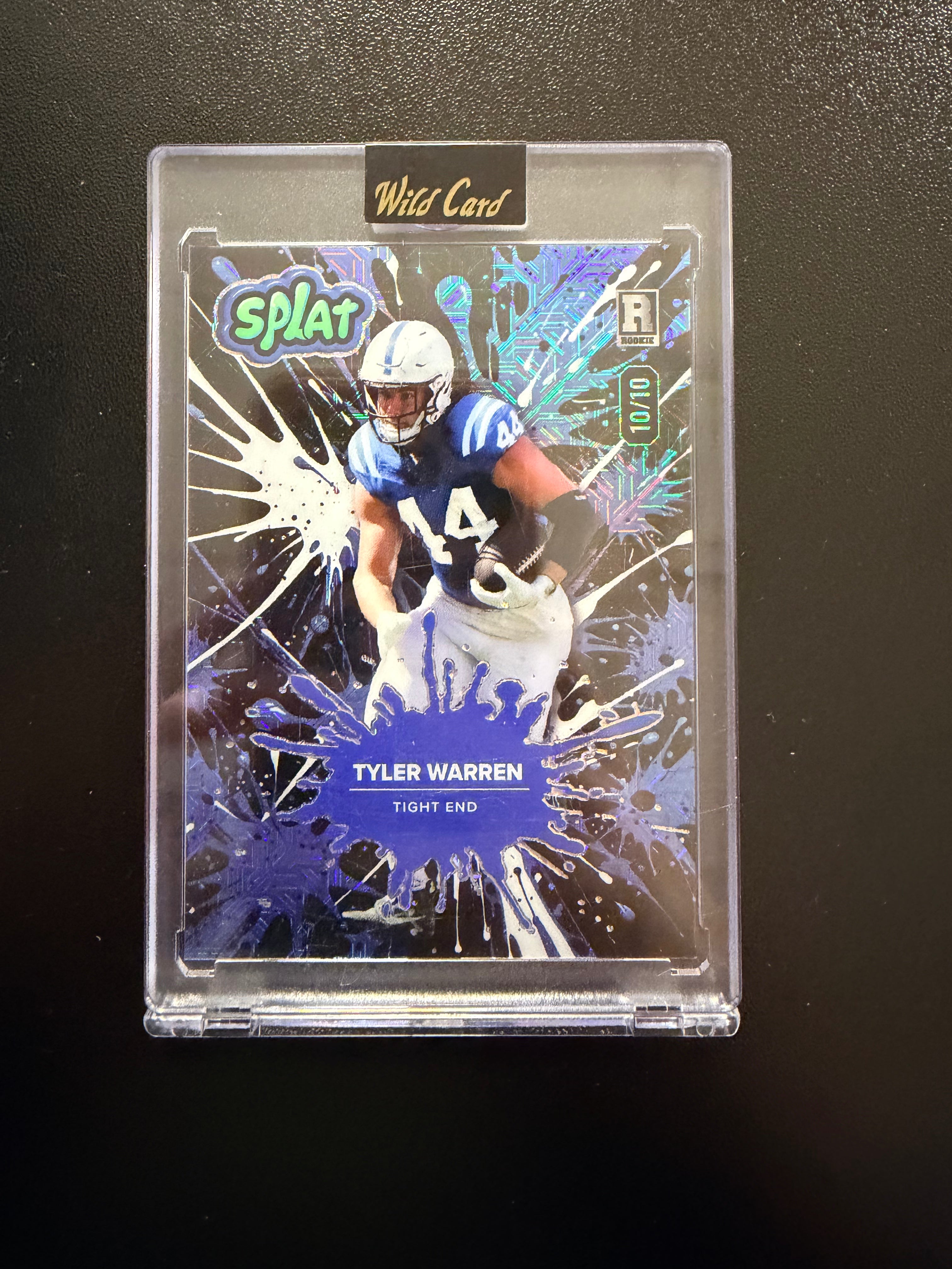 Tyler Warren 2025 Wild Card Splat - Rookie Card /10