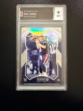 Mac Jones 2021 Panini Playoff #209 Plus Siler TGA 9