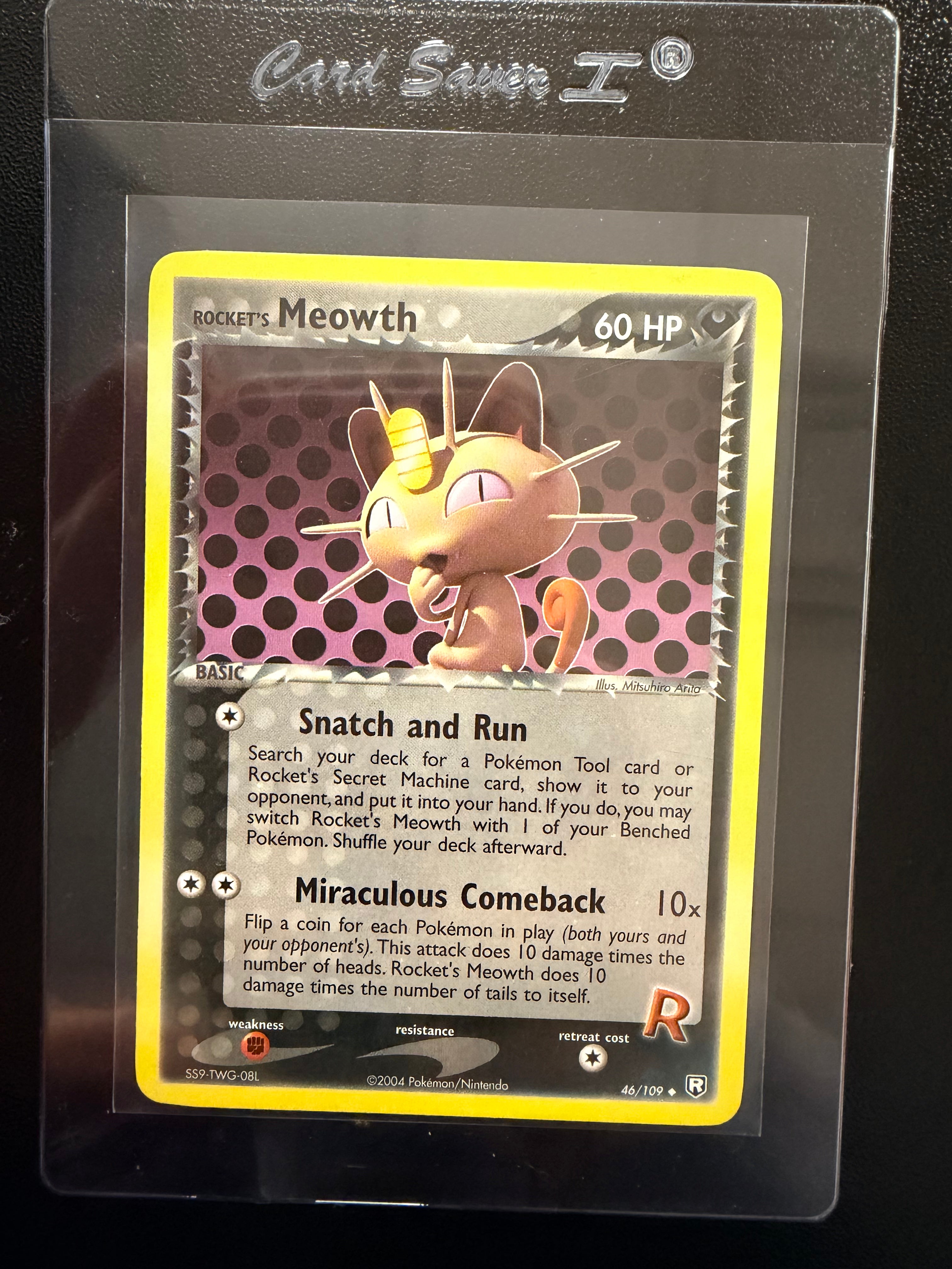 Pokemon Rocket's Meowth