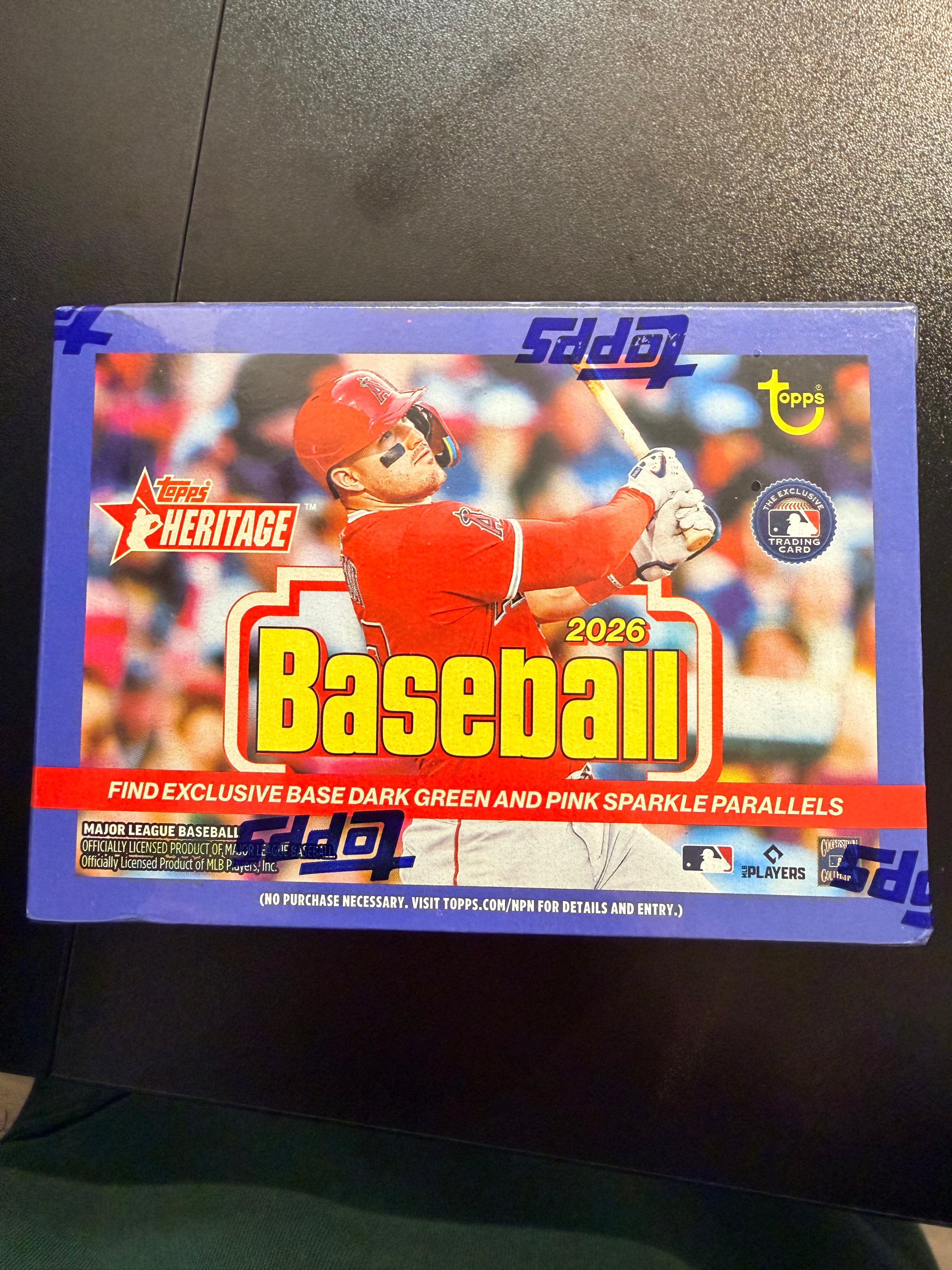2026 Topps Heritage Baseball Box