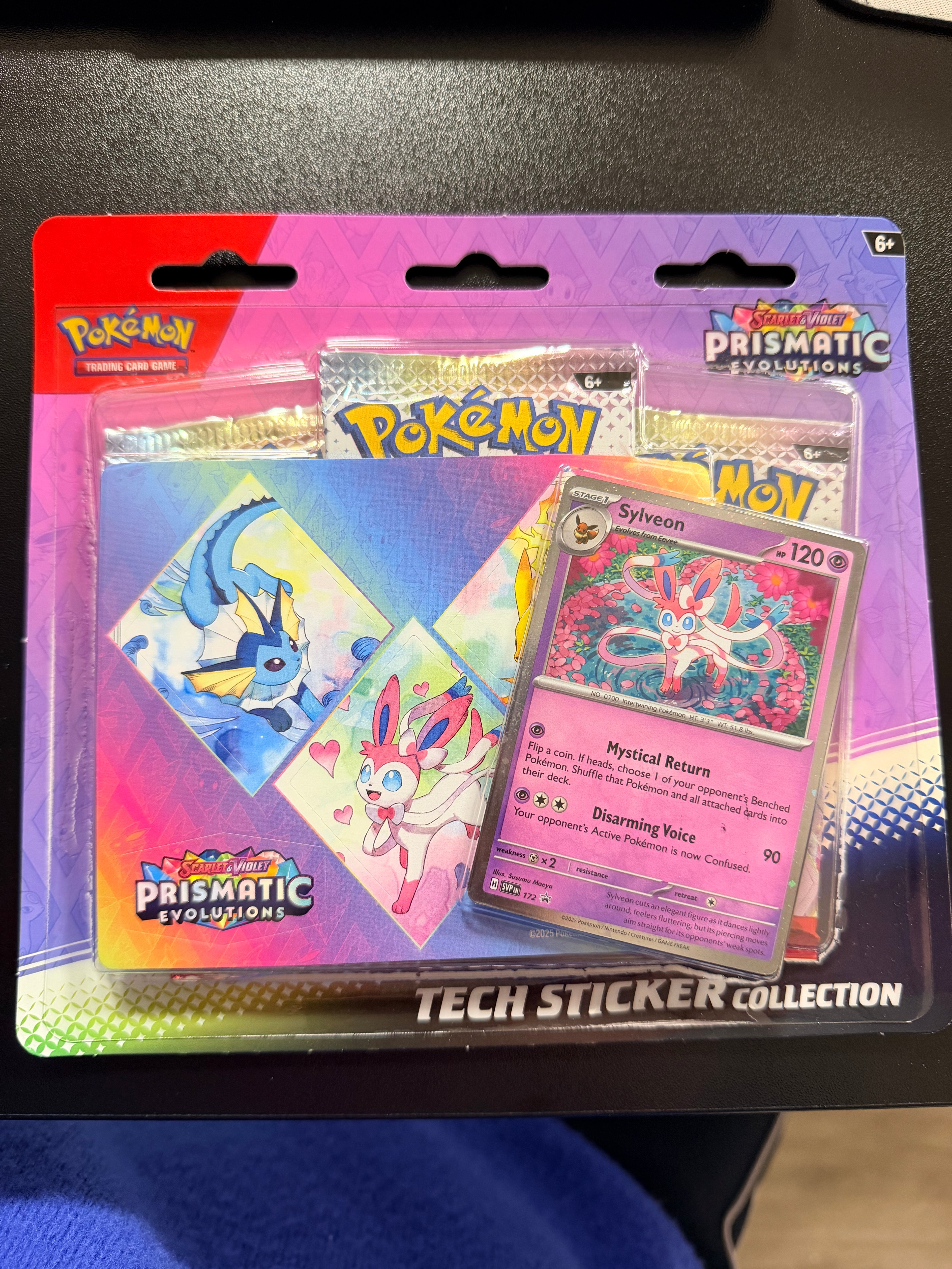 Prismatic Evolutions Tech Stickers Collection
