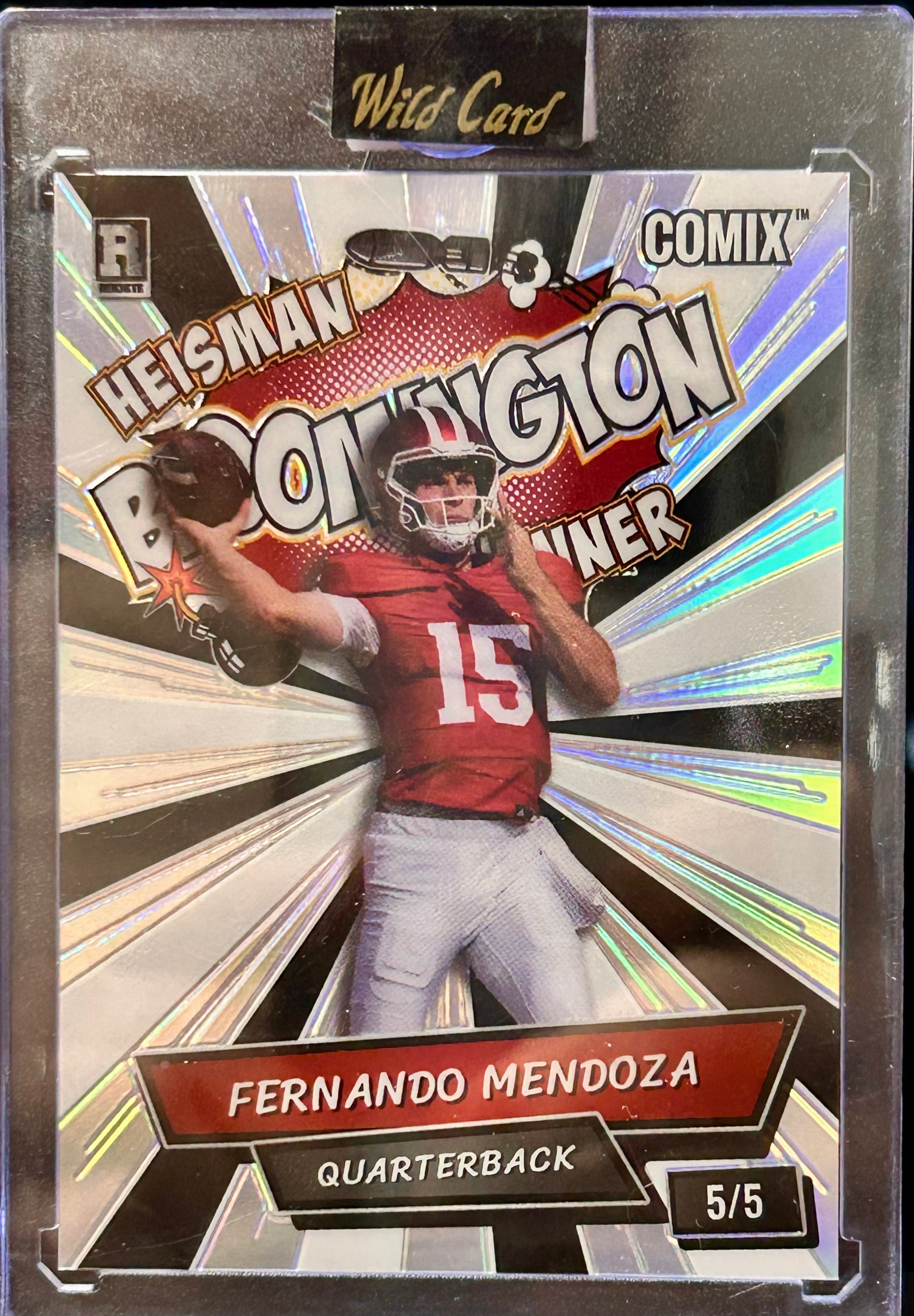 Fernando Mendoza2025 Wild Card Comix #ACBL-FM07 5/5 Rookie