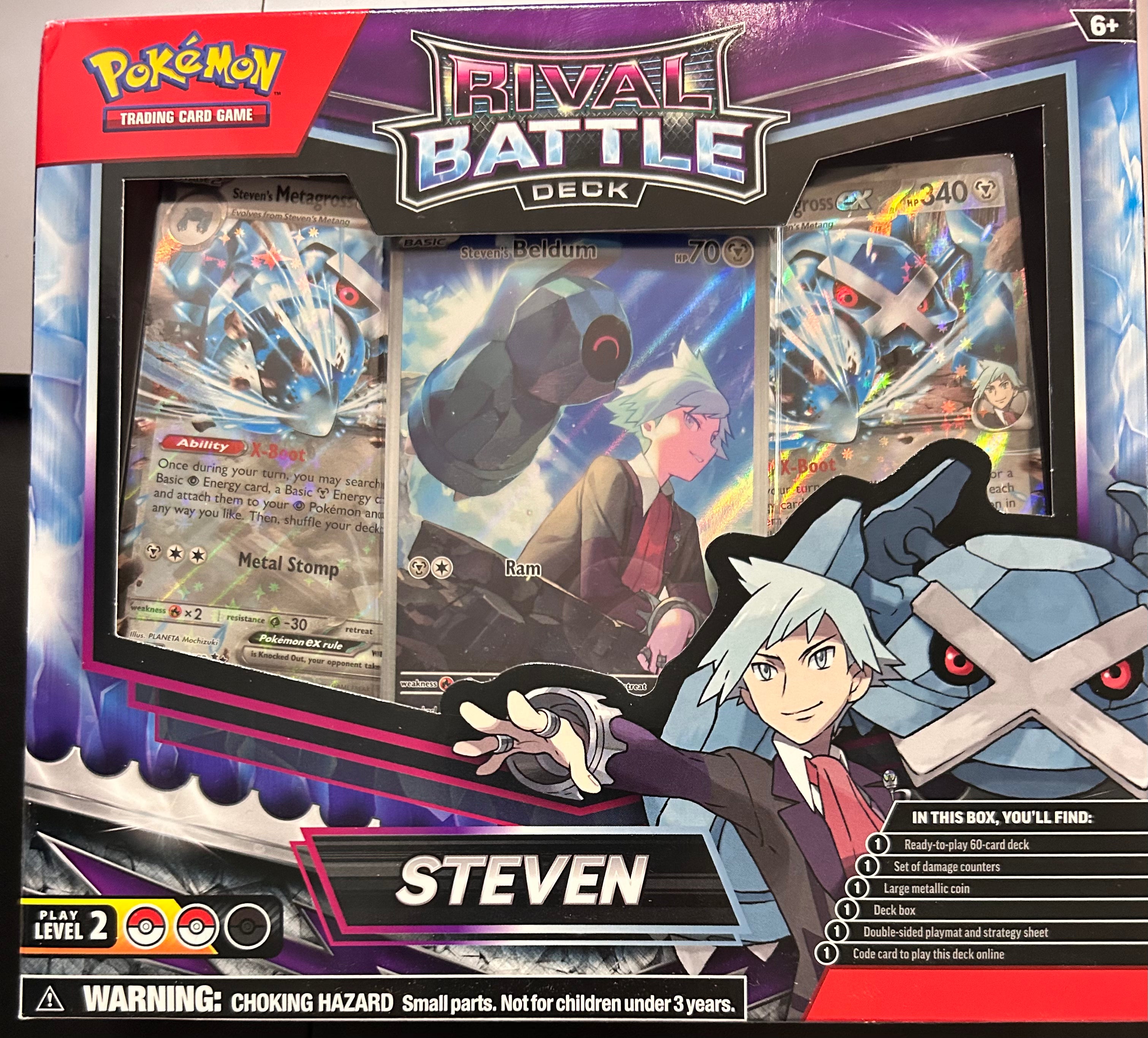 Steven Rival Battle Deck Pokemon