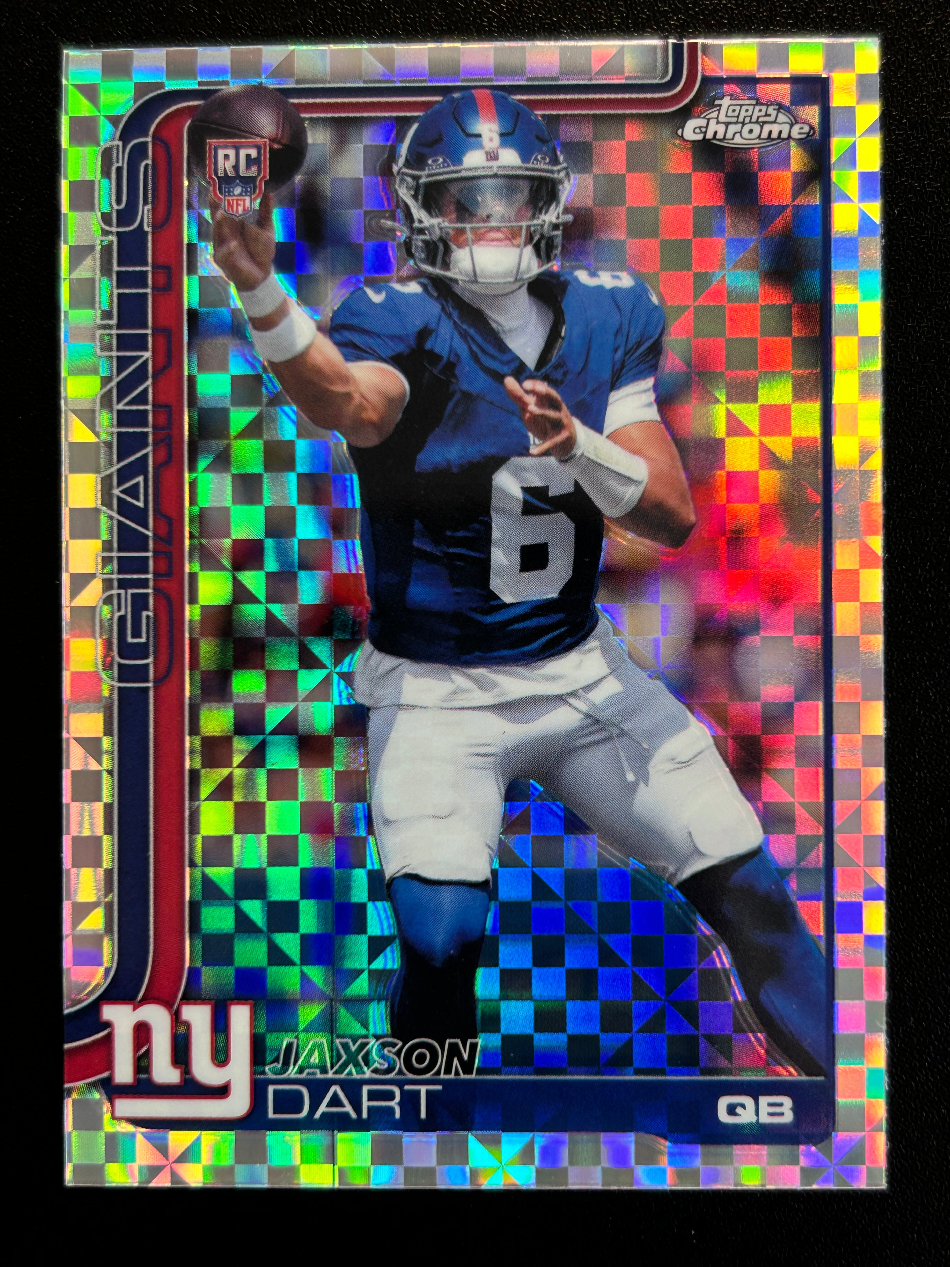 Jaxson Dart 2025 Topps Chrome #306 Holo