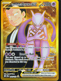 Team Rocket's Mewtwo EX 240/182 holo