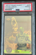 Michael Jordan 1992 Upper Deck Award Winner Holograms #AW9 PSA 10