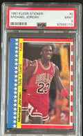 Michael Jordan 1987 Fleer Sticker #2 PSA 9