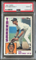 Don Mattingly 1984 Topps #8 PSA 10