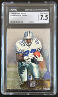 Emmitt Smith 1996 Fleer Metal #33 CGC 7.5