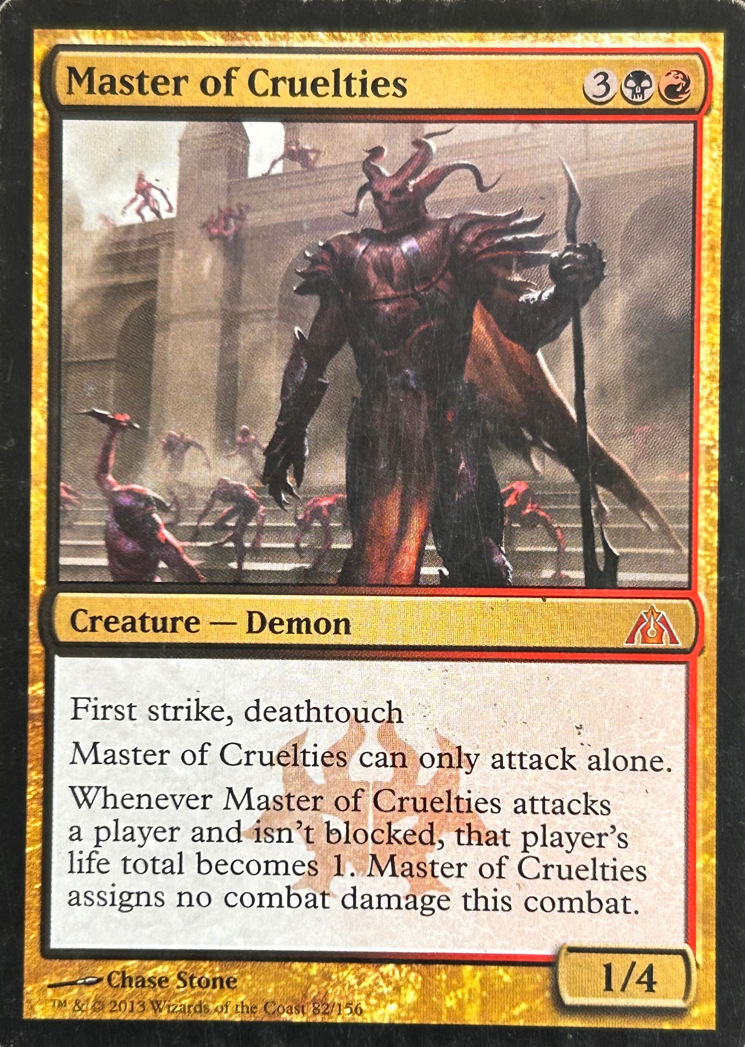 Master of Cruelties 82/156 Magic the Gathering