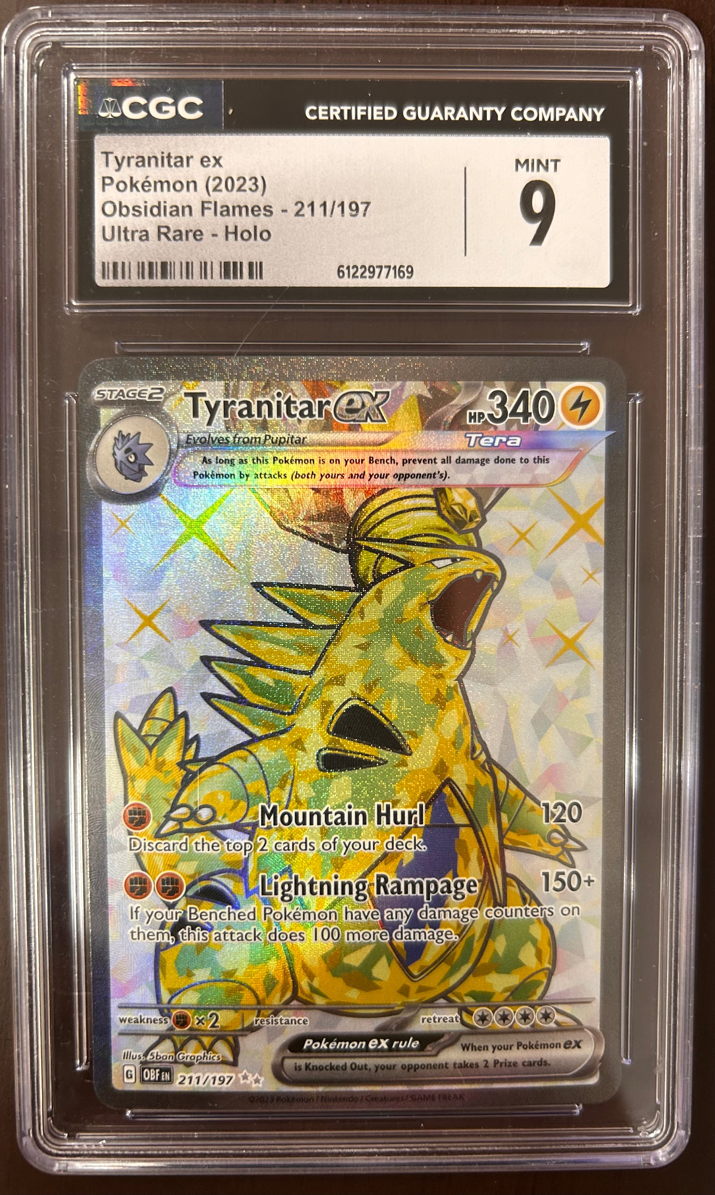 Tyranitar ex (2023) Obsidian Flames 211/197