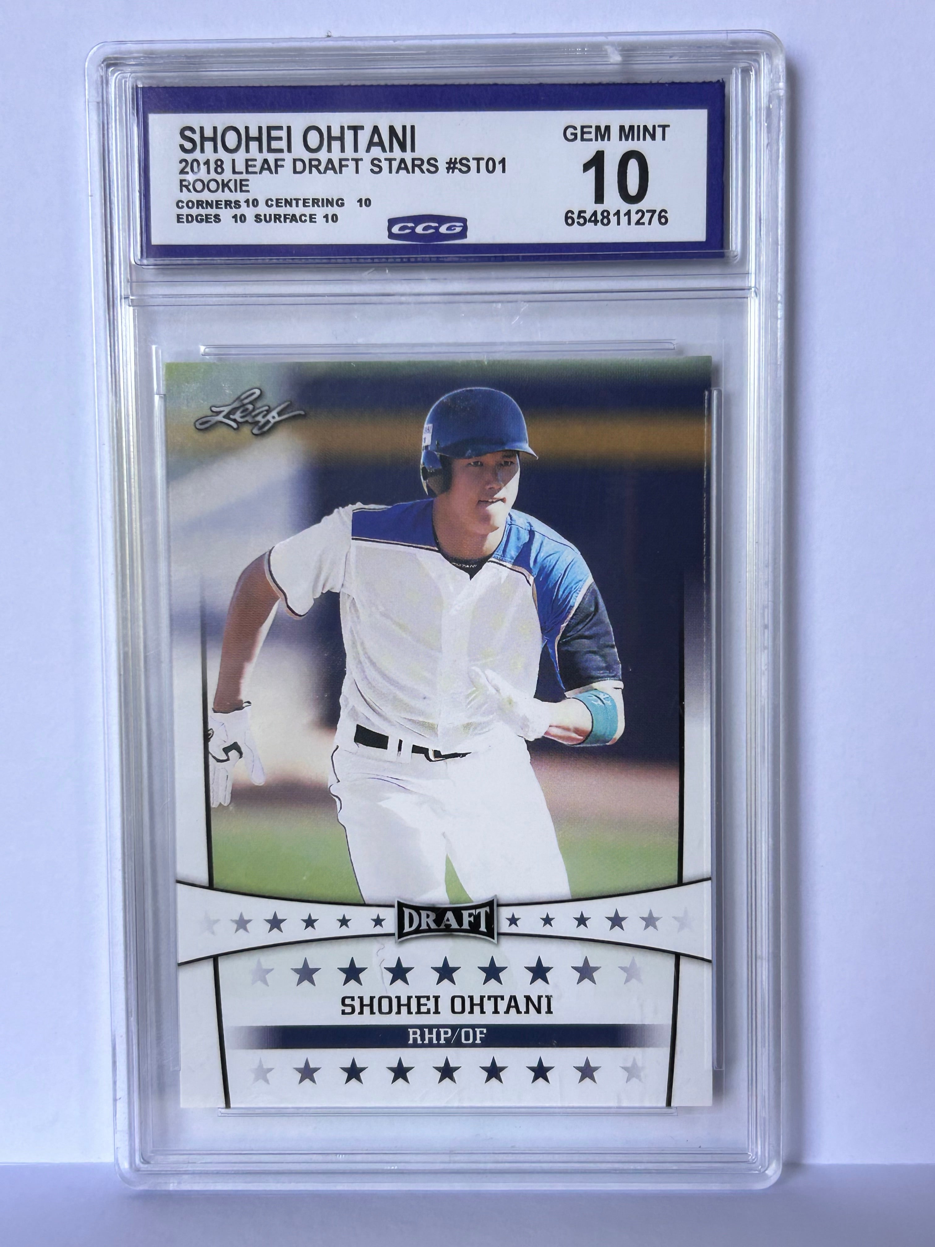 Shohei Ohtani 2018 Leaf Draft Stars #ST01 Rookie
