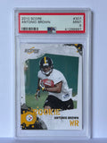 Antonio Brown 2010 Score #307 PSA 9