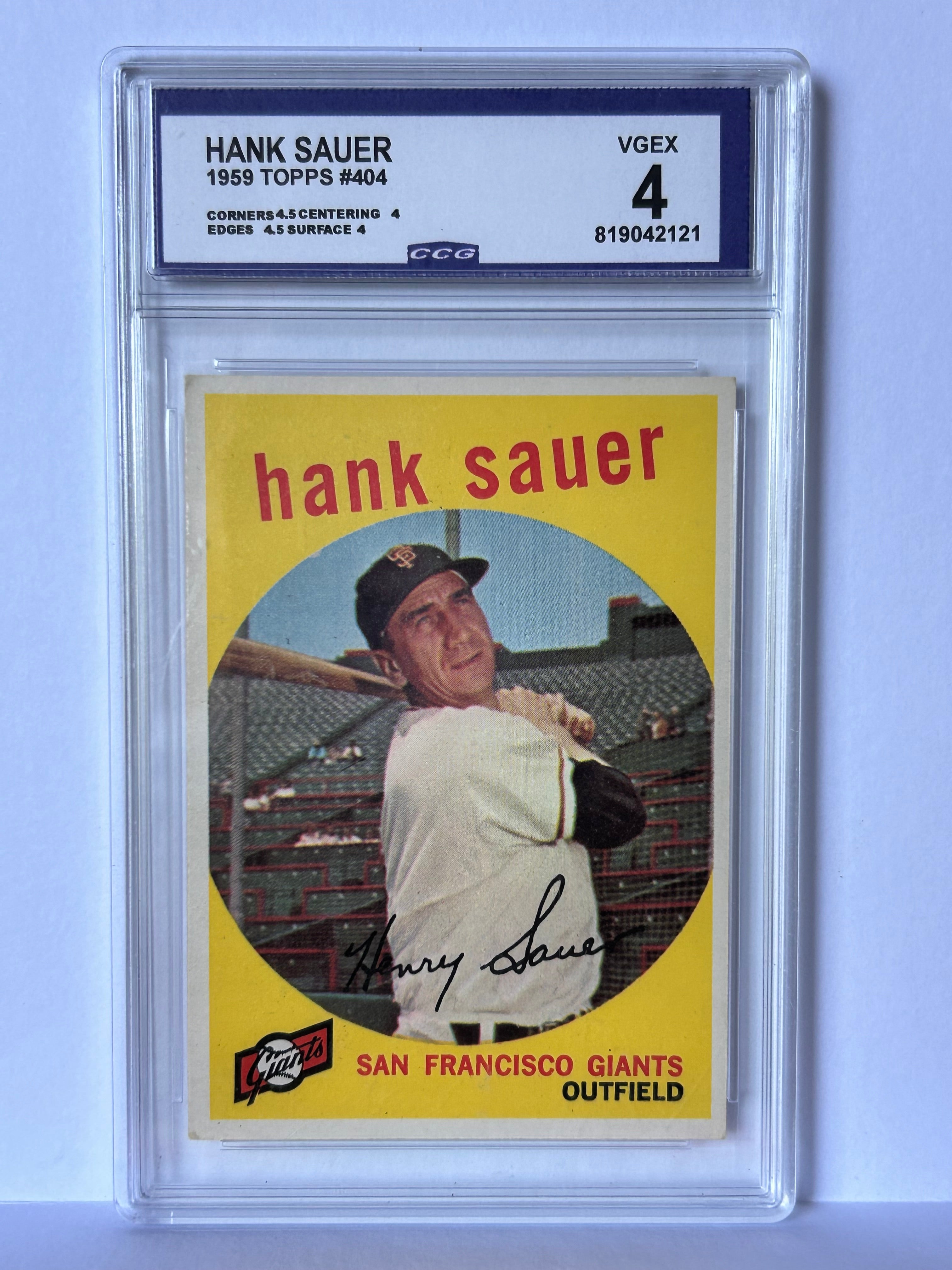 Hank Sauer 1959 Topps #404