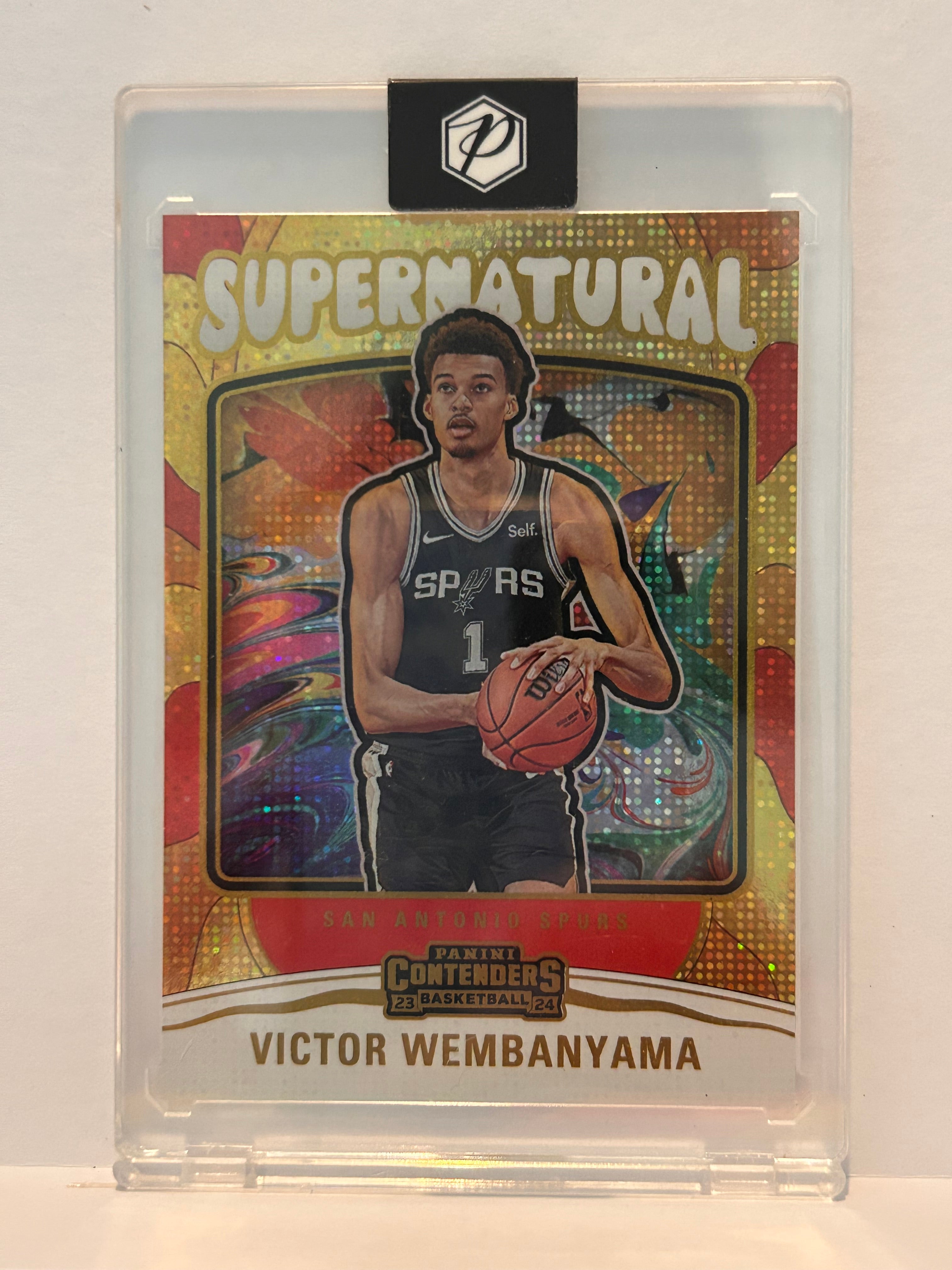 Victor Wembanyama 2023-24 Panini Contenders #1 Supernatural Holo