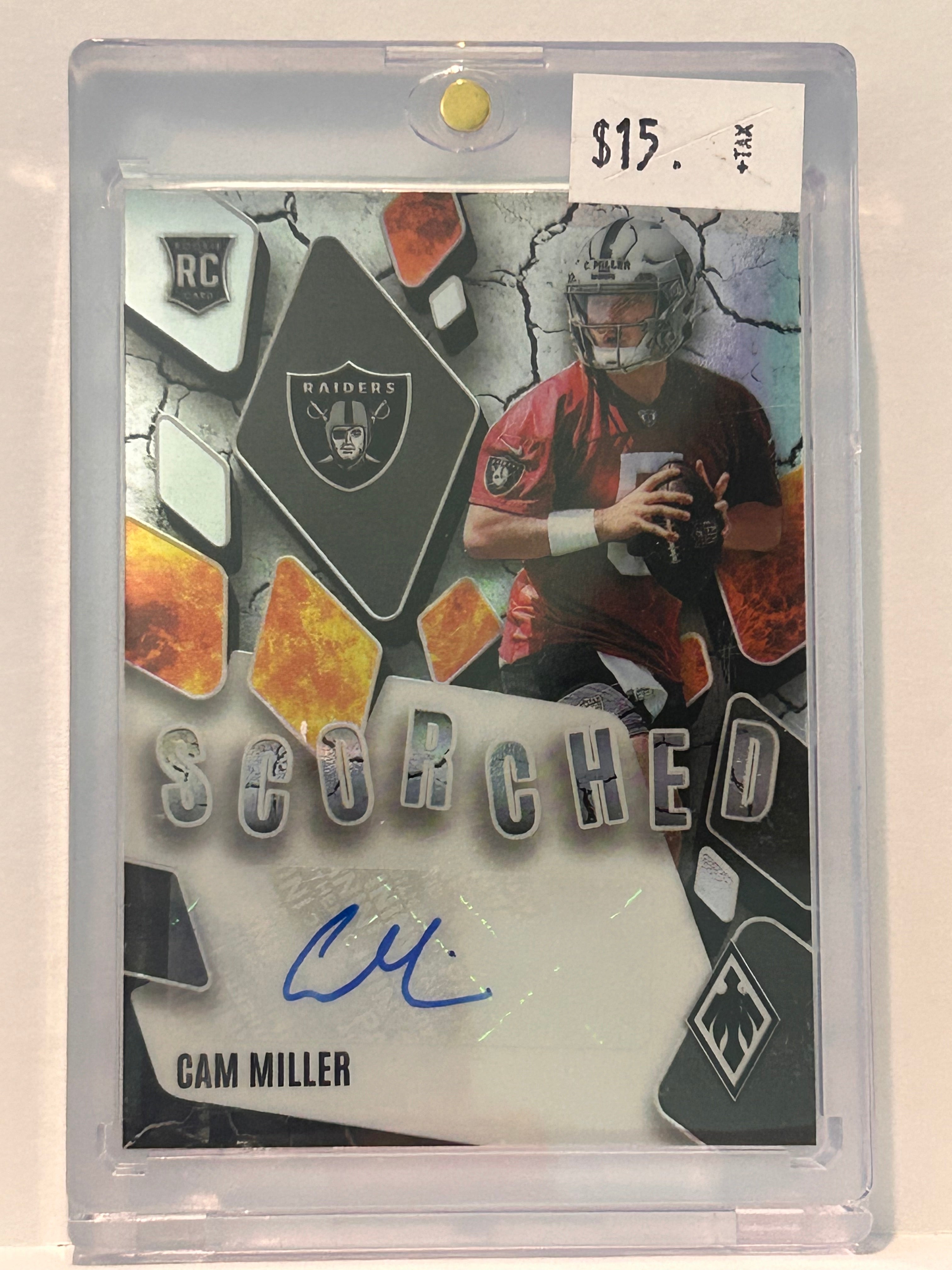 Cam Miller 2025 Panini Phoenix #SCS-CMR Autograph 12/49