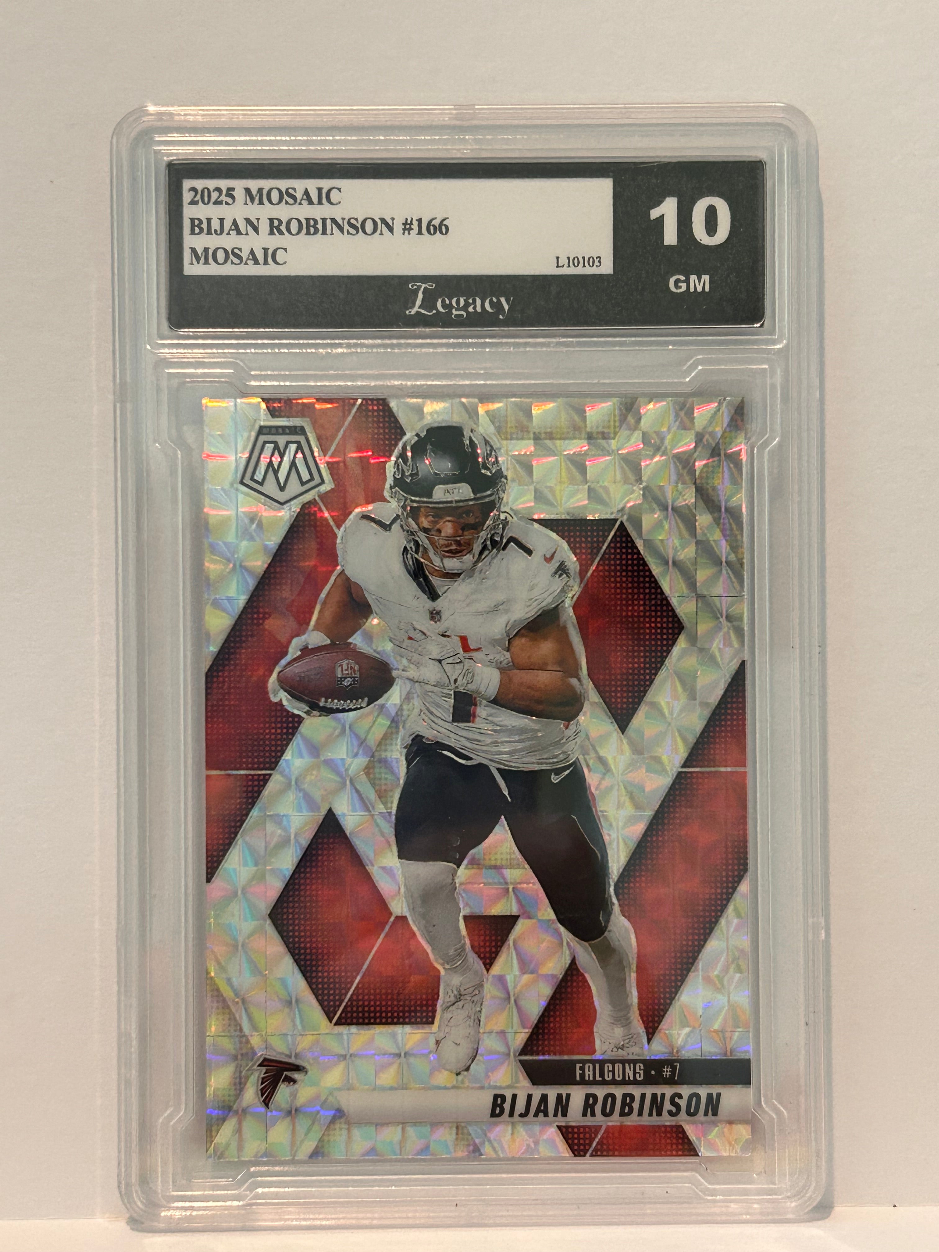 Bijan Robinson #166 2025 Panini Mosaic