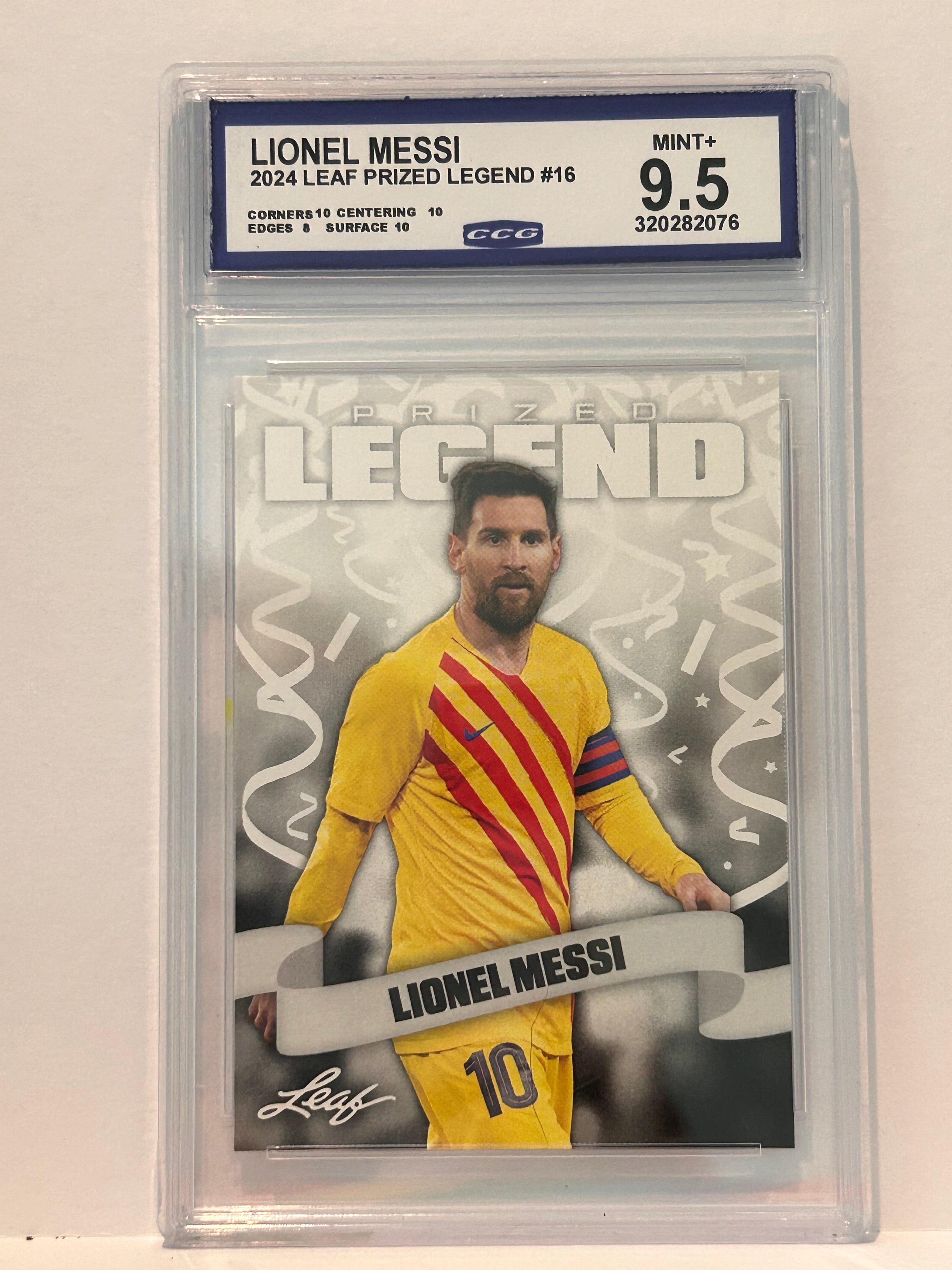 Lionel Messi 2024 Leaf Prized Legend #16