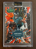 Jalen Hurts 2025 Wildcard Splat #SBORA-JH Orange holo 12/12
