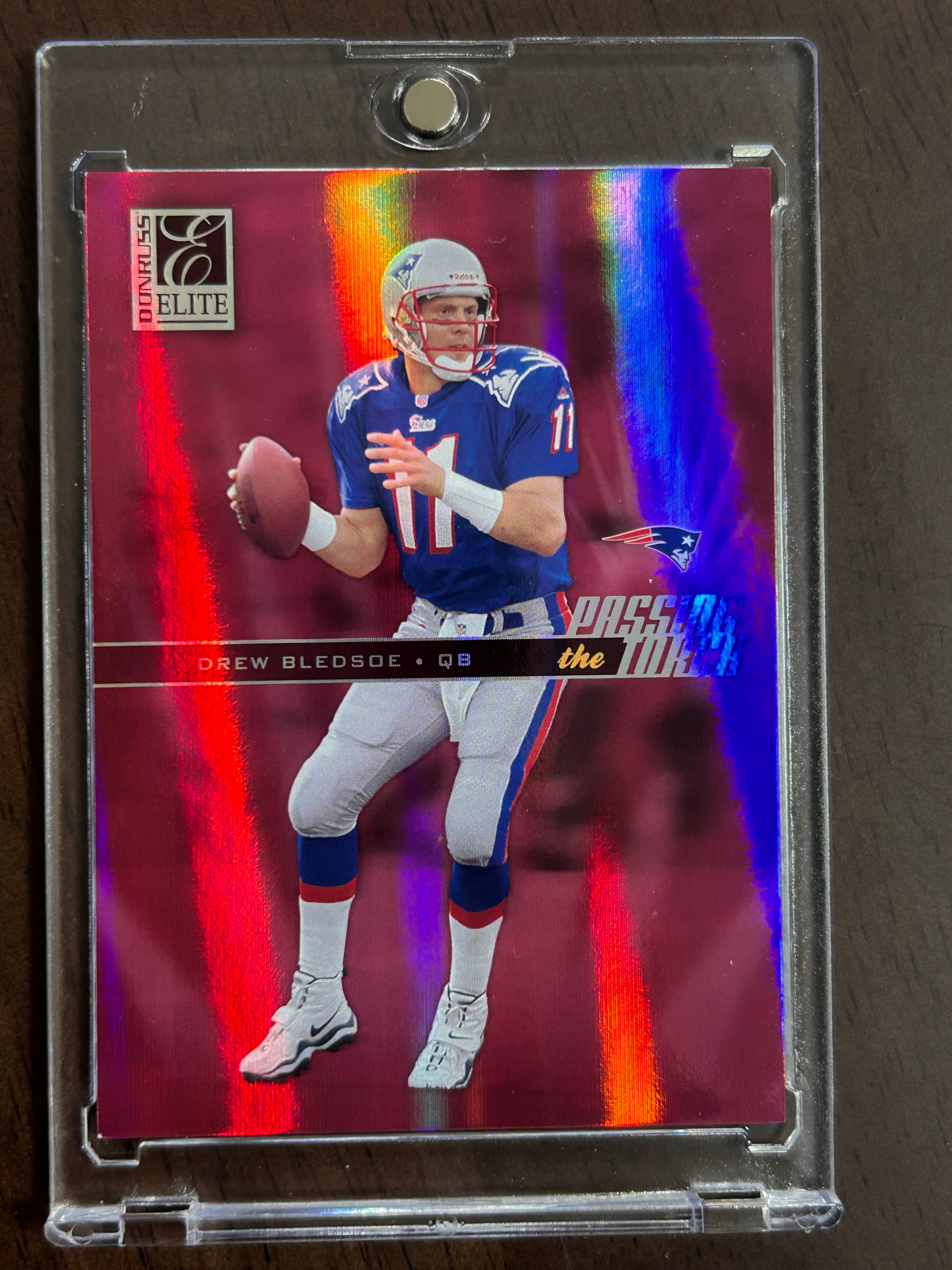 Brady/Bledsoe Double Sided 2004 Donruss Elite Passing the Torch #PT25 398/500