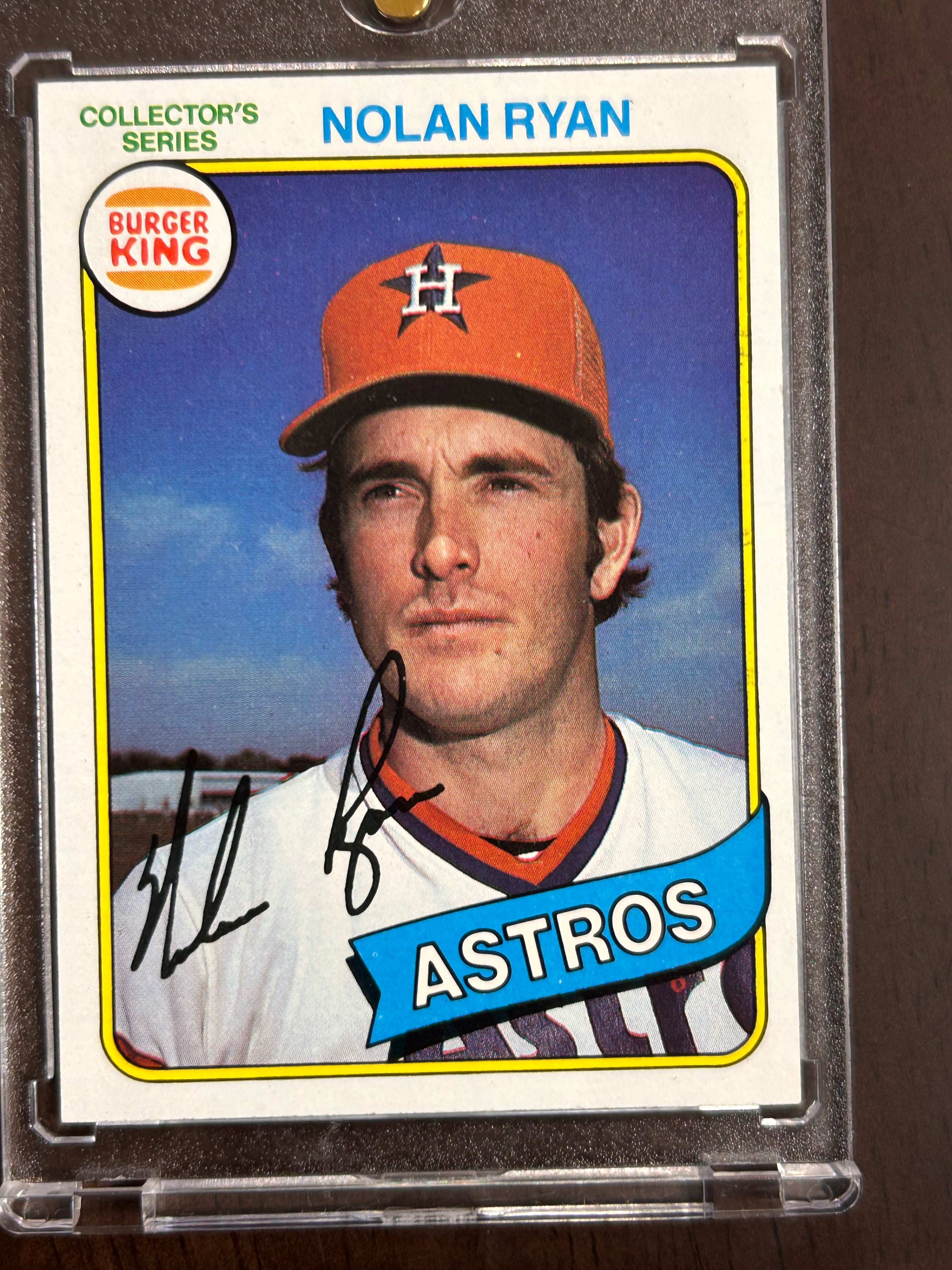 Nolan Ryan 1980 Topps #9 Burger King Coll. Series