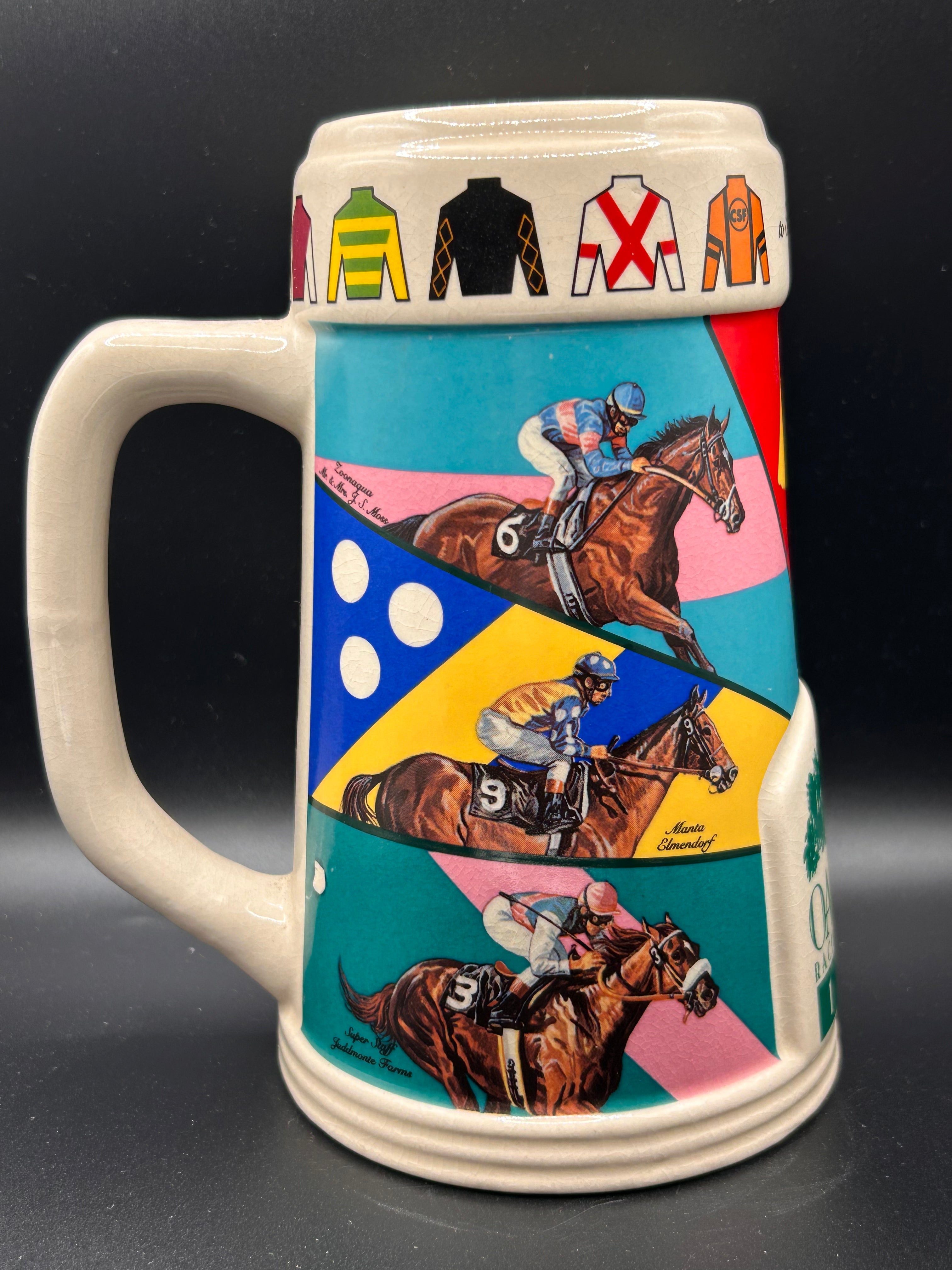 1996 Oak Tree Racing Commemorative Stein