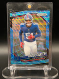 Abdul Carter #394 2025 Panini Prizm Blue Laser Parallel Rookie 087/230