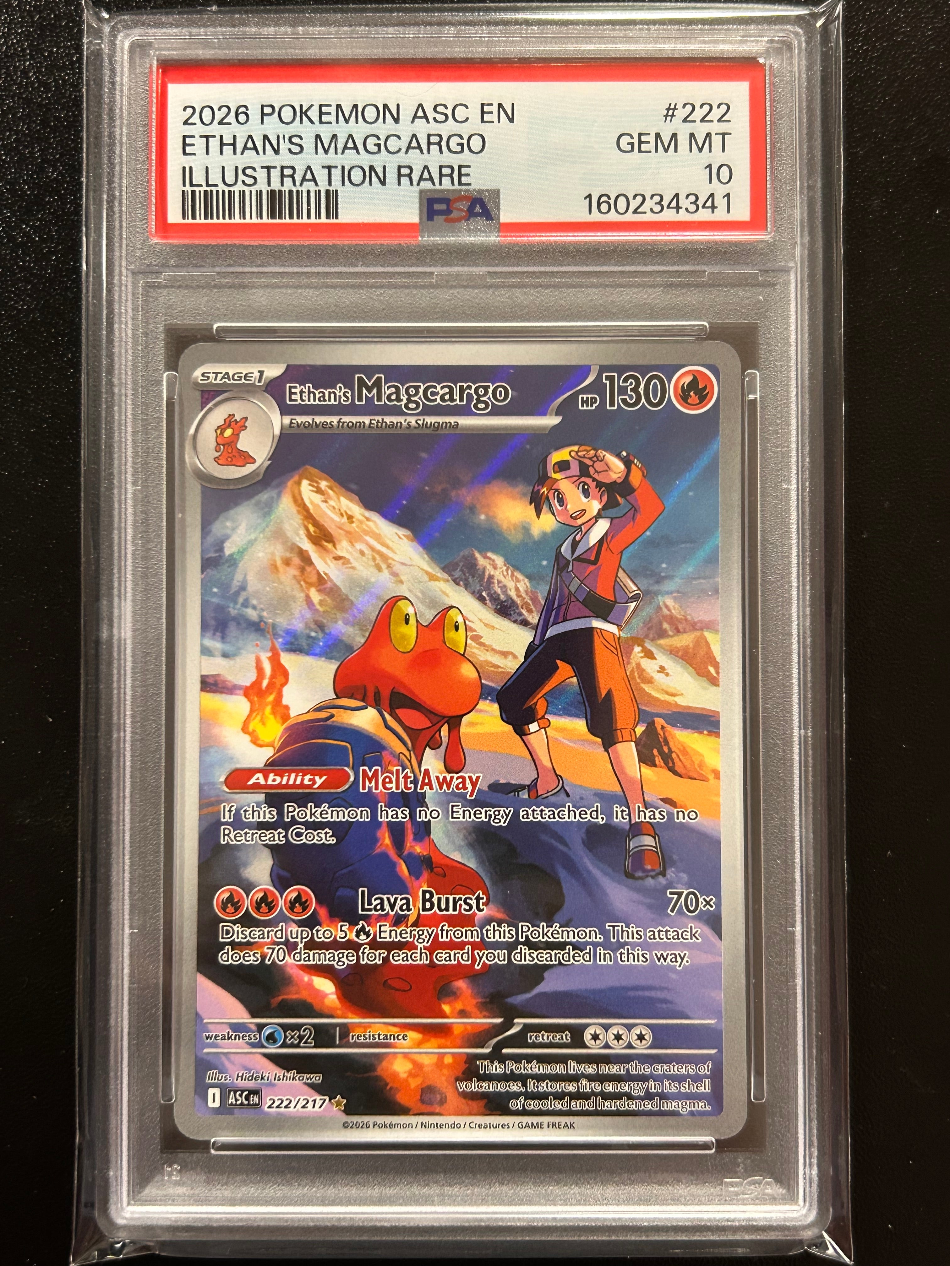 Ethan's Magcargo #222/217 2026 Pokemon ASC EN