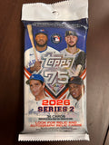 2026 Topps Series 2 Booster Pack 75th Anniversary Edition