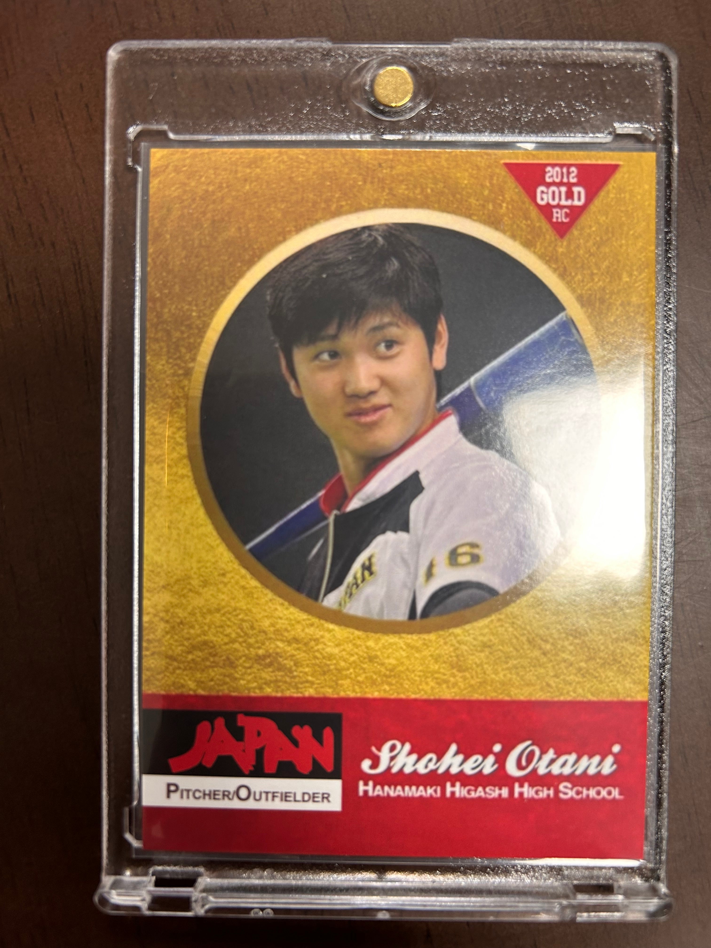 Shohei Otani High School Card 2012 Rookie