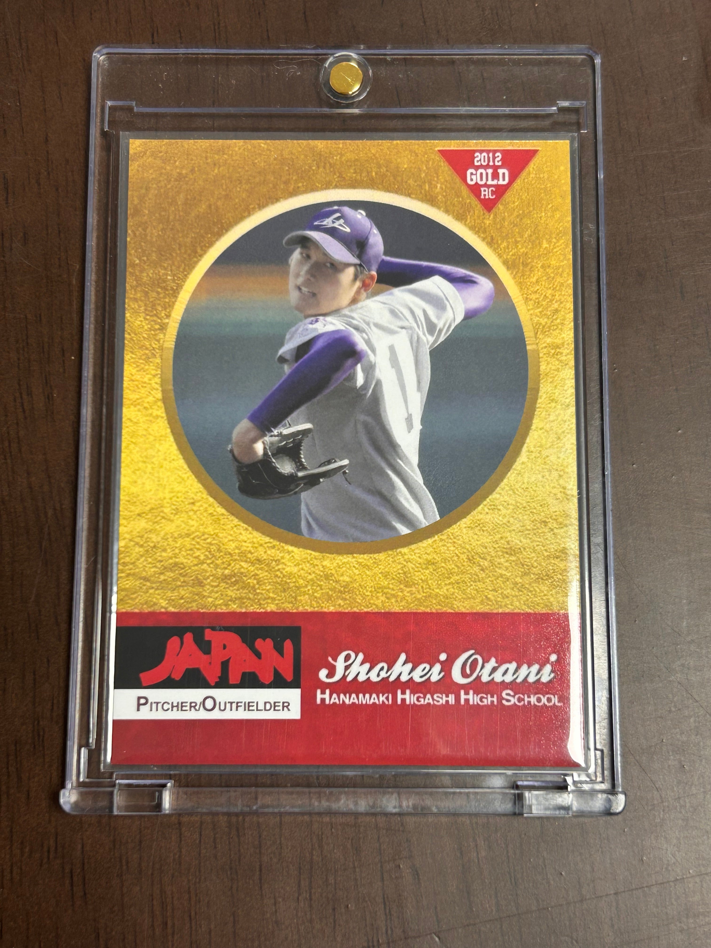 Shohei Otani 2012 Hanamaki Higashi High School Rookie Card