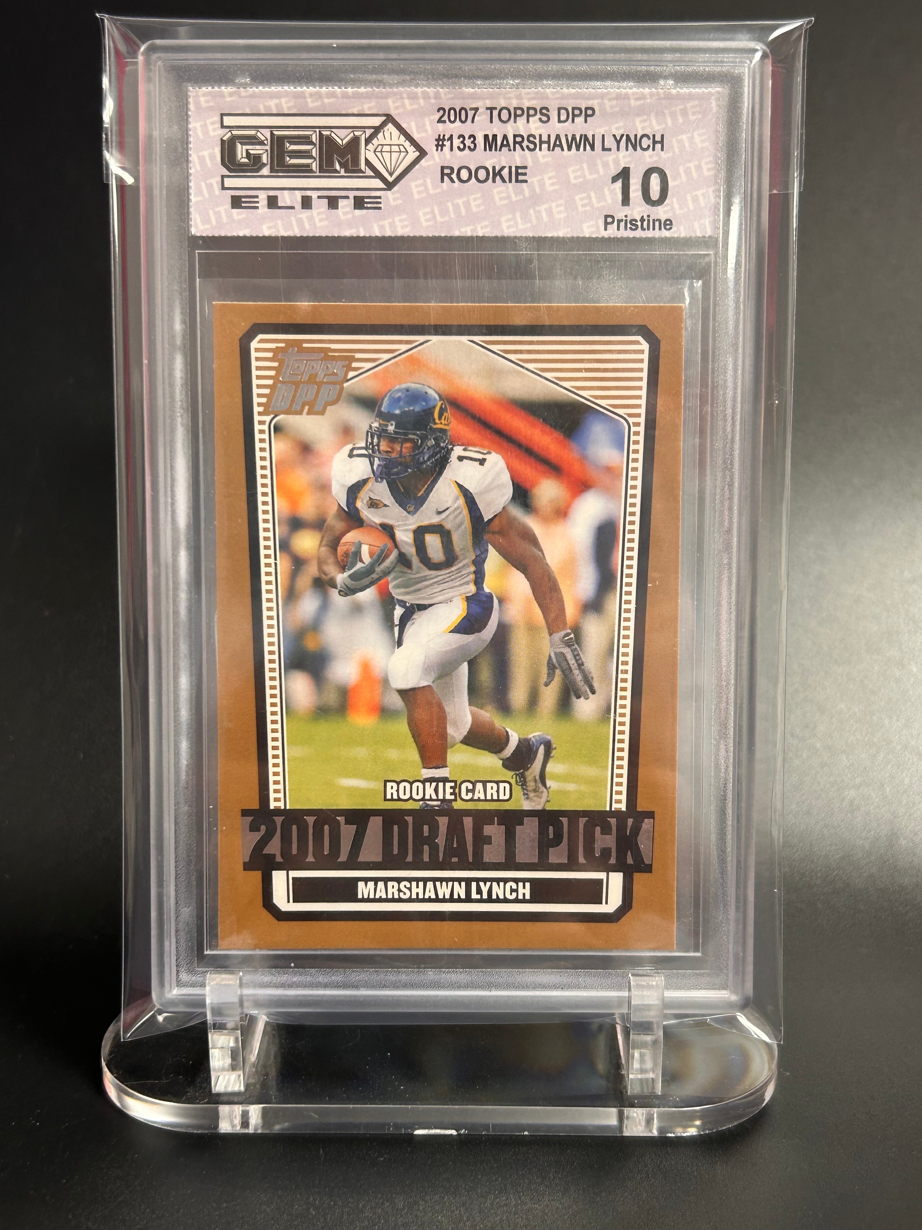 Marshawn Lynch 2007 Topps DPP #133 Rookie