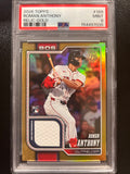 (#97035) 2026 Topps #189 Roman Anthony Relic-Gold PSA 9