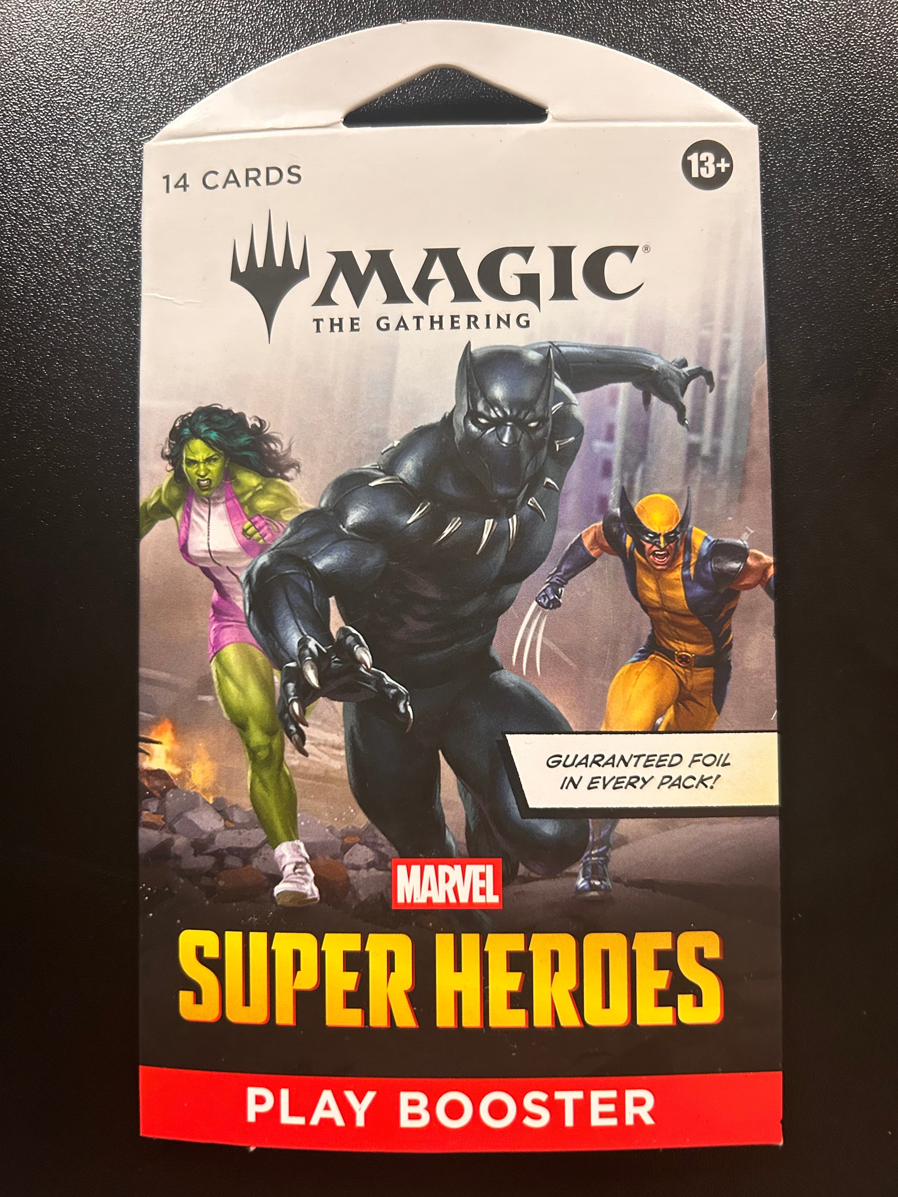 Magic: The Gathering Marvel Super Heroes Play Booster 14 cards