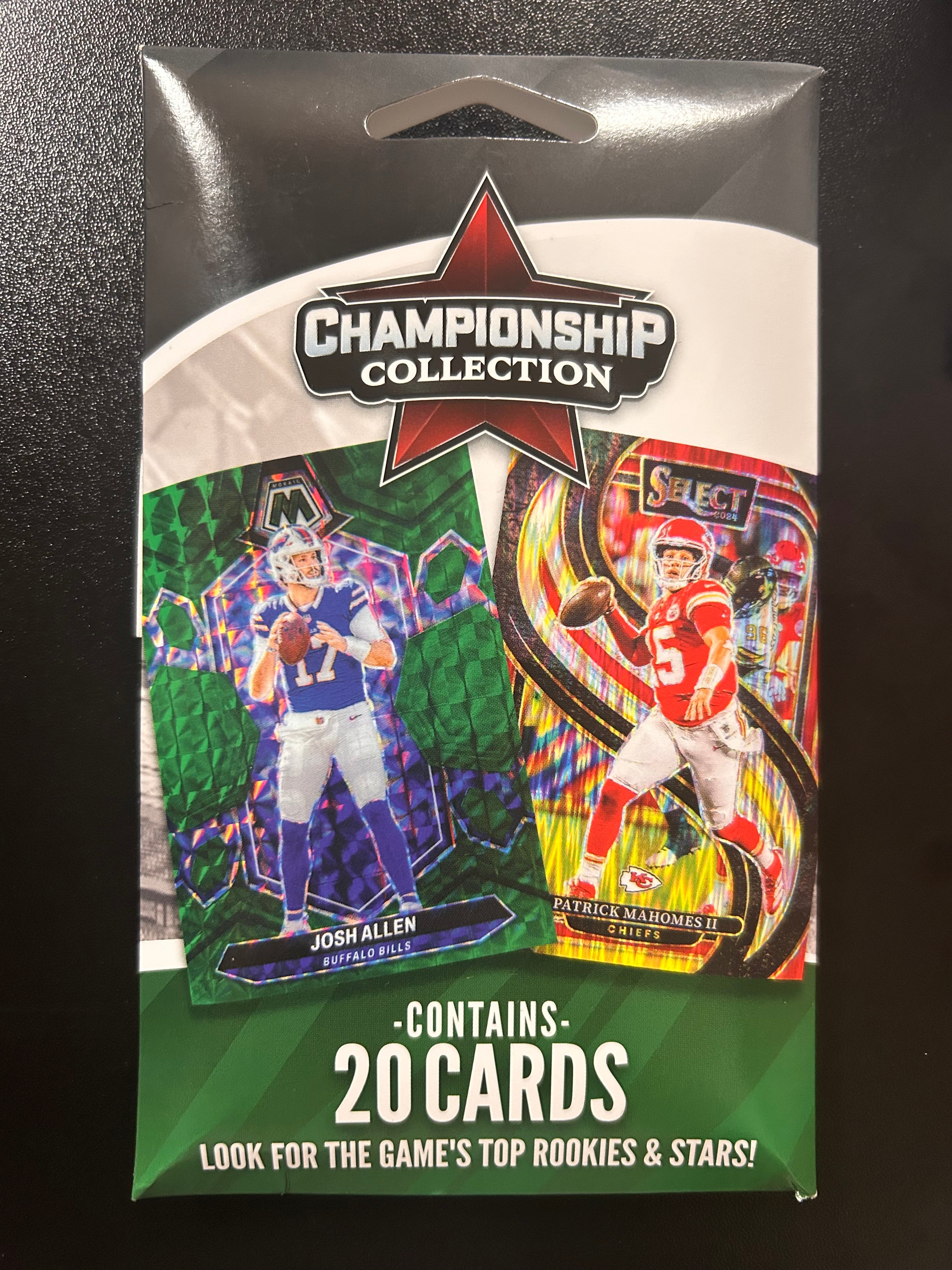 2025 MJ Holding Championship Collection Football Pack of 20 cards