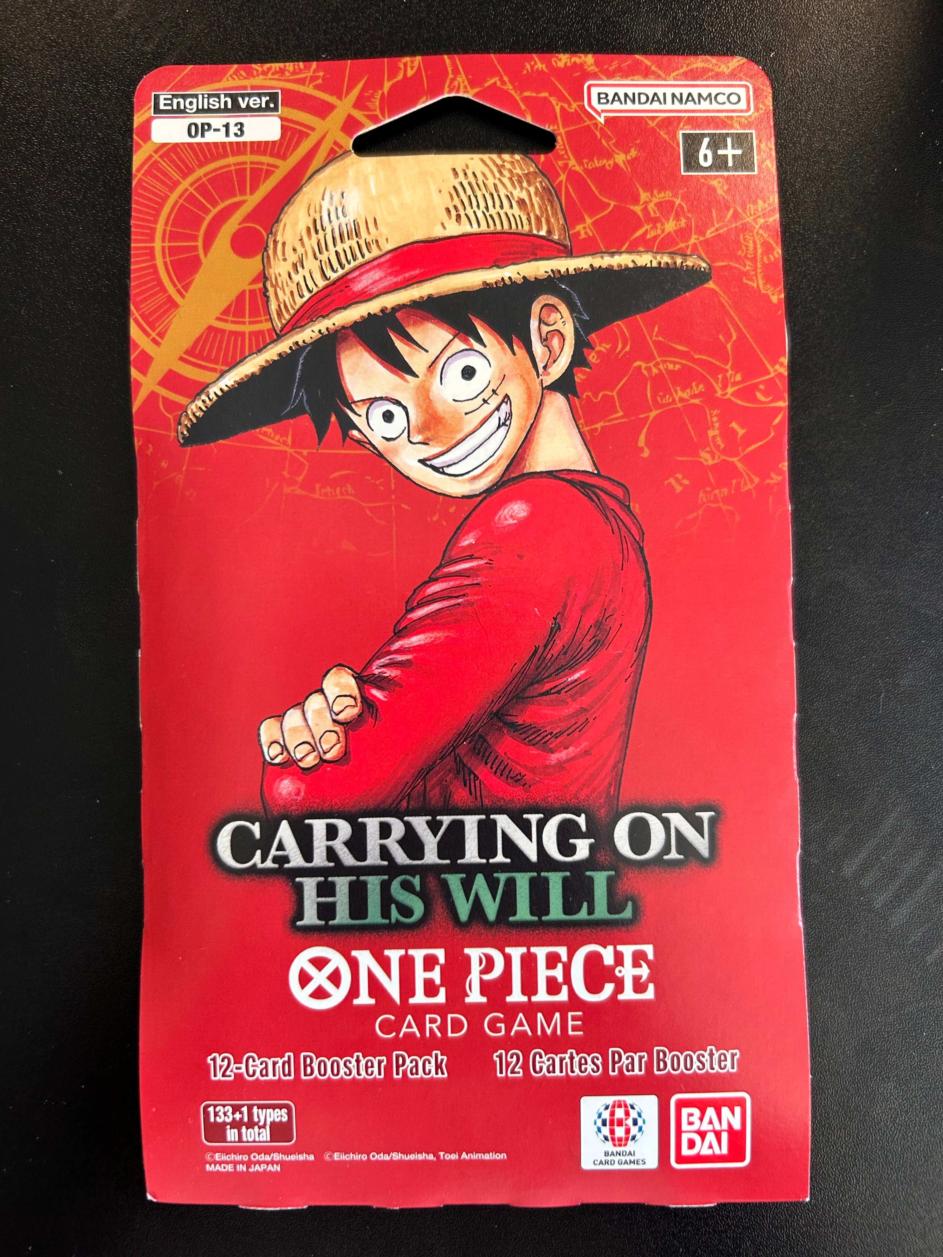Carrying on His Will Booster Pk - One Piece