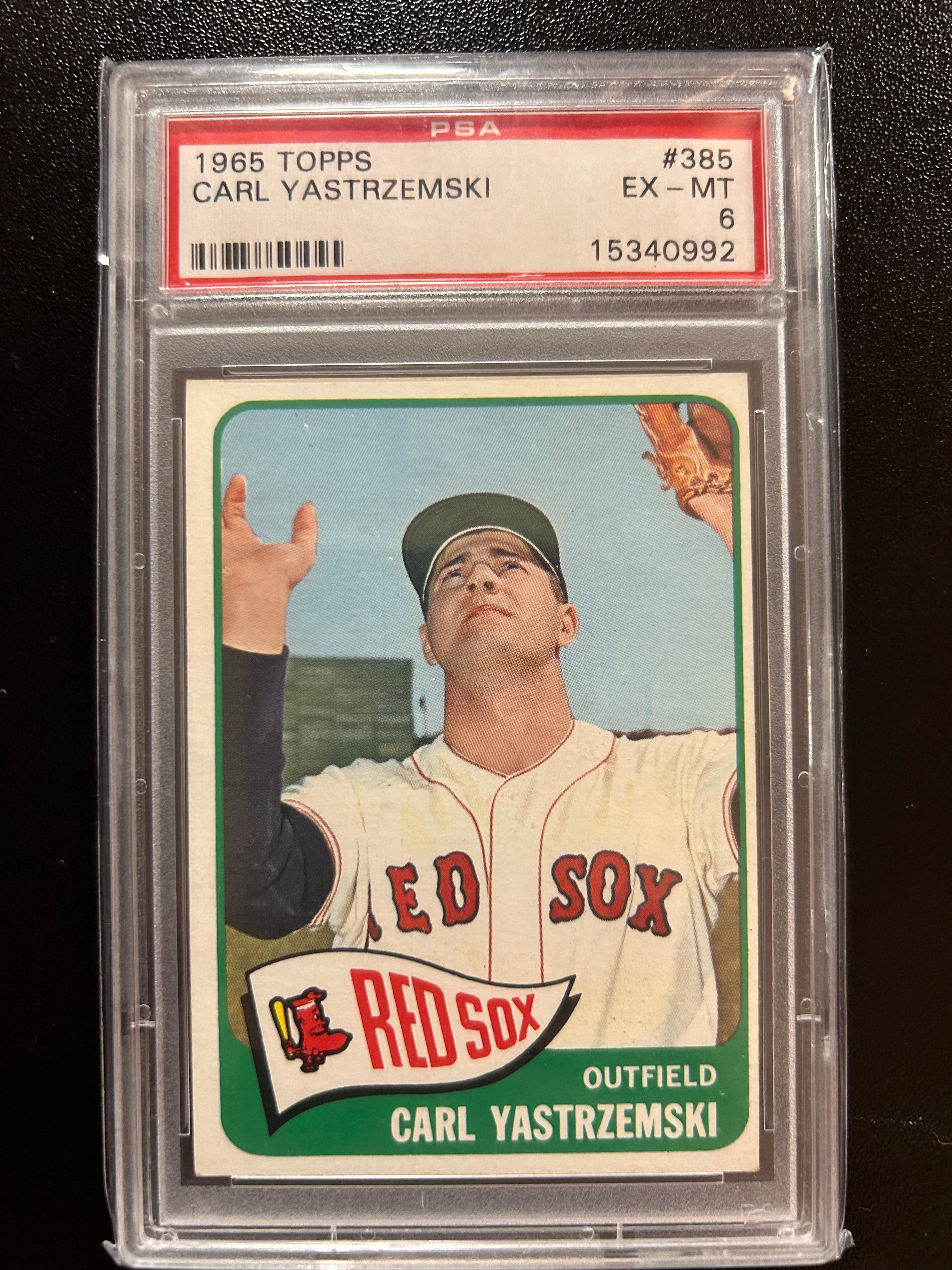 [40992] 1965 Carl Yastrzemski Topps #385 PSA 6