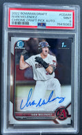 [18363] Ivan Melendez 2022 Bowman Chrome Draft #CDAIM Autograph PSA 9
