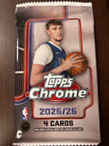 2025-26 Topps Chrome NBA Booster Pack