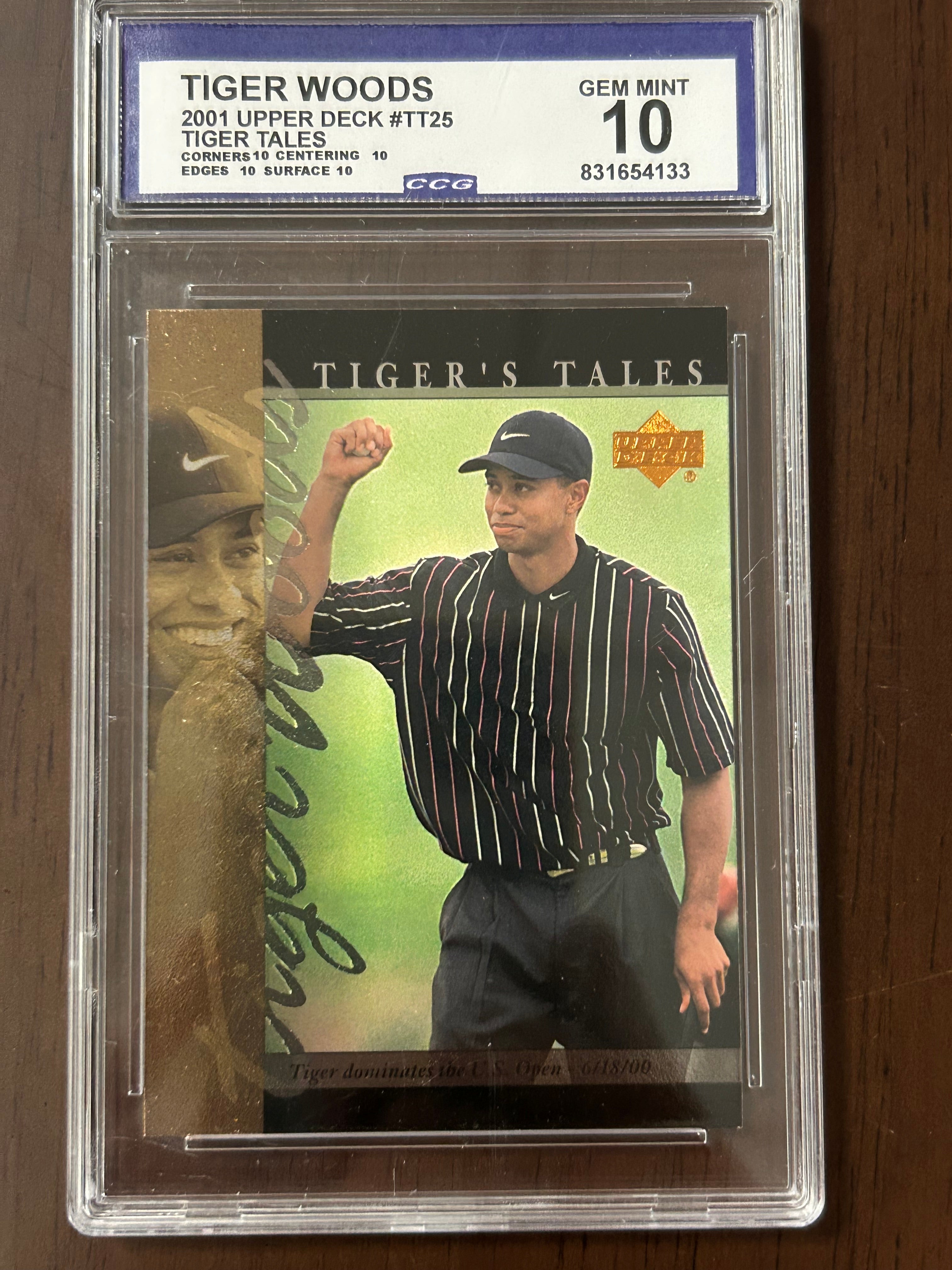 [54133] Tiger Woods 2001 Upper Deck #TT25 Tiger's Tales