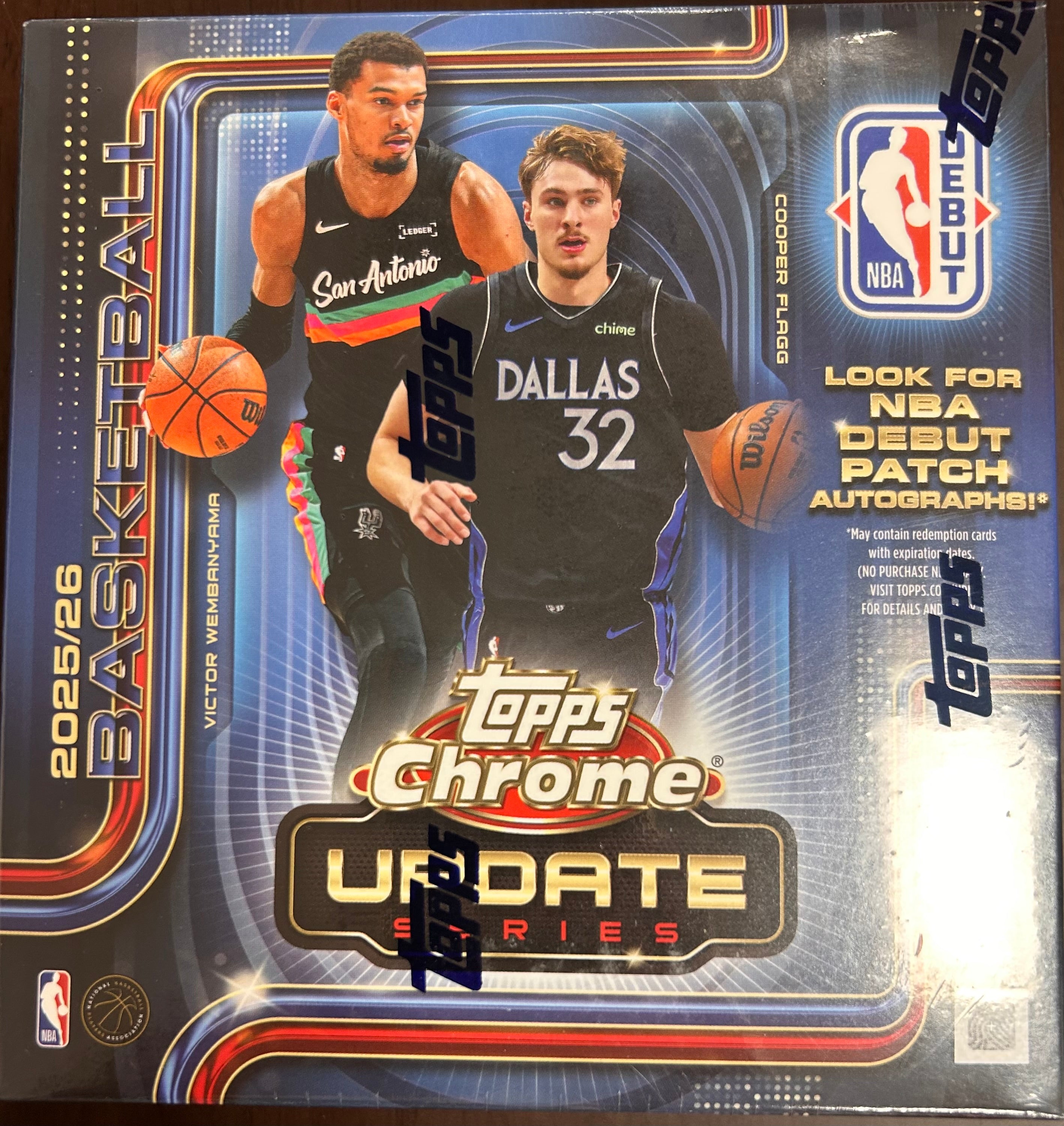 2025/26 Topps Chrome Update Basketball Value Blaster Box