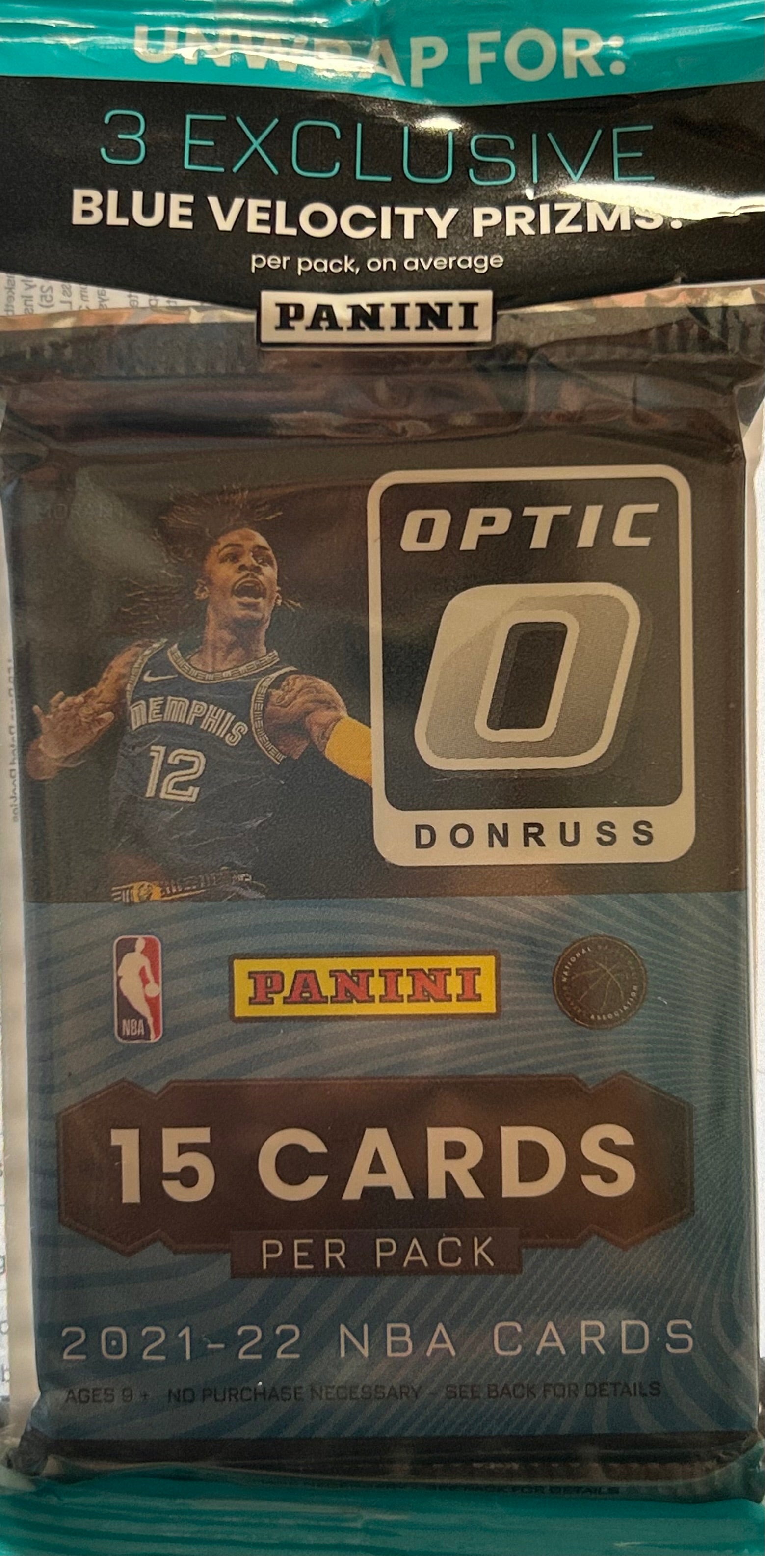 2021-22 Panini Donruss Optic Basketball Cello Fat Pack