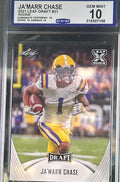 Ja'Marr Chase 2021 Leaf Draft #31 Rookie Gem Mint 10