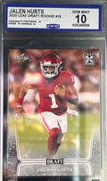 Jalen Hurts 2020 Leaf Draft Rookie #15 Gem Mint 10