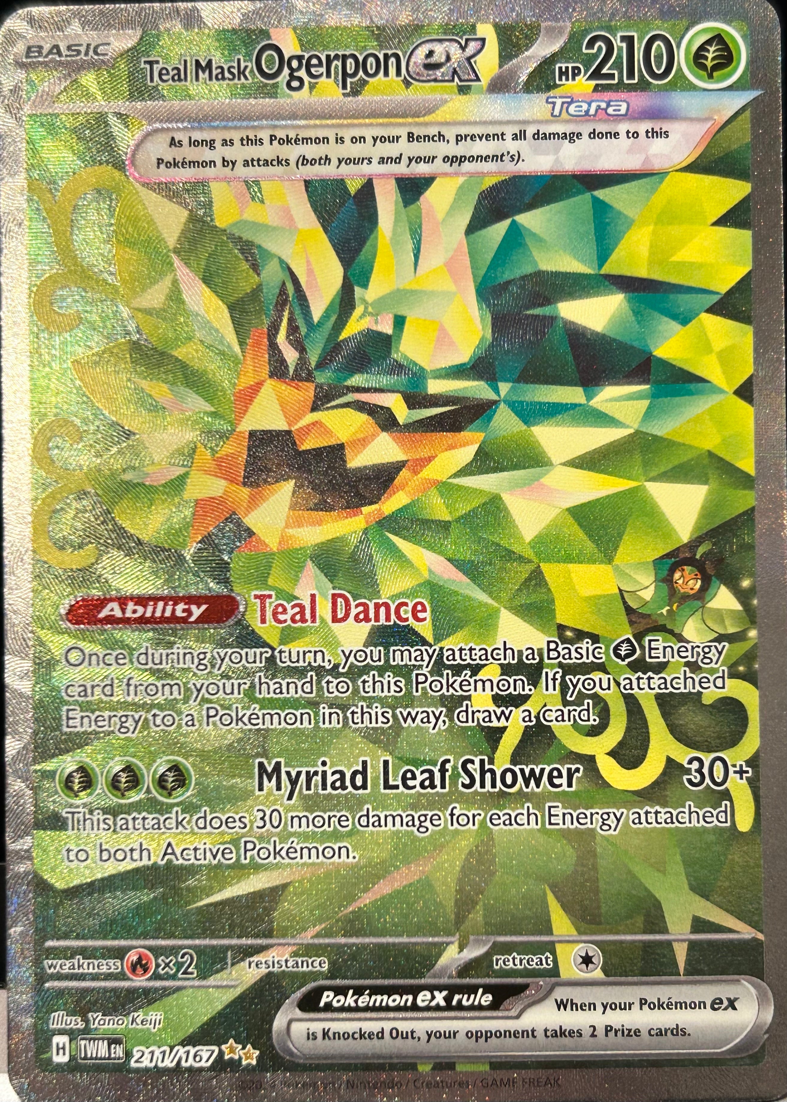 Pokémon Ogerpon ex Holo